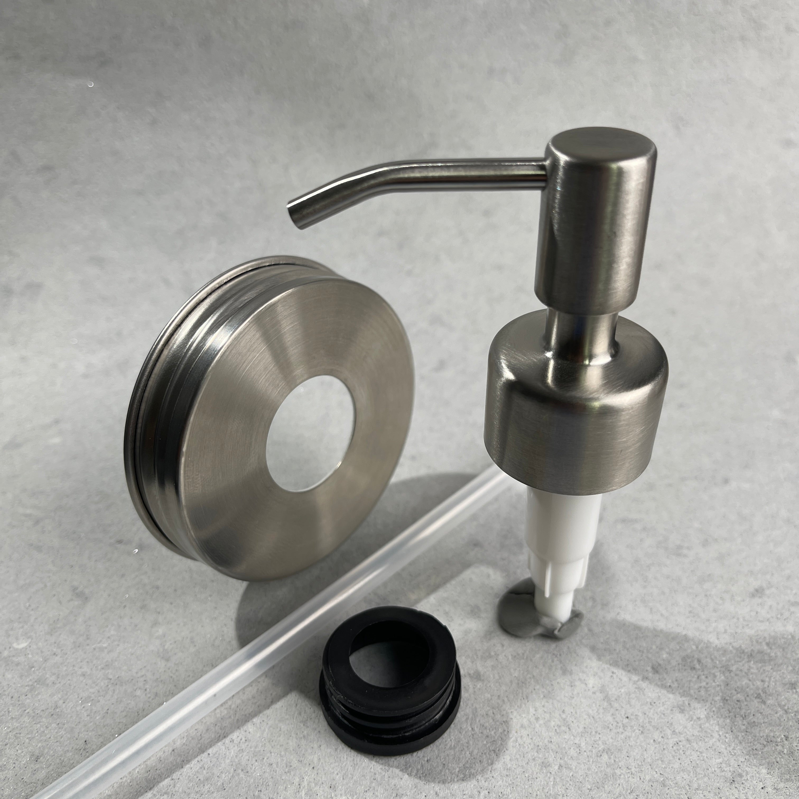 mason jar soap pump kit stainless steel slim and sleek stainless steel soap pump