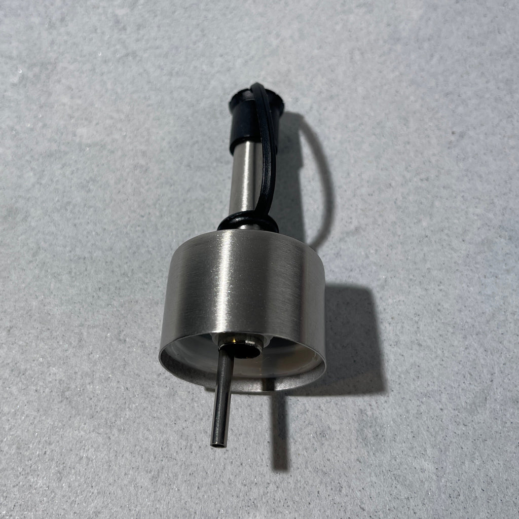 brushed stainless pour spout 28/400 thread size