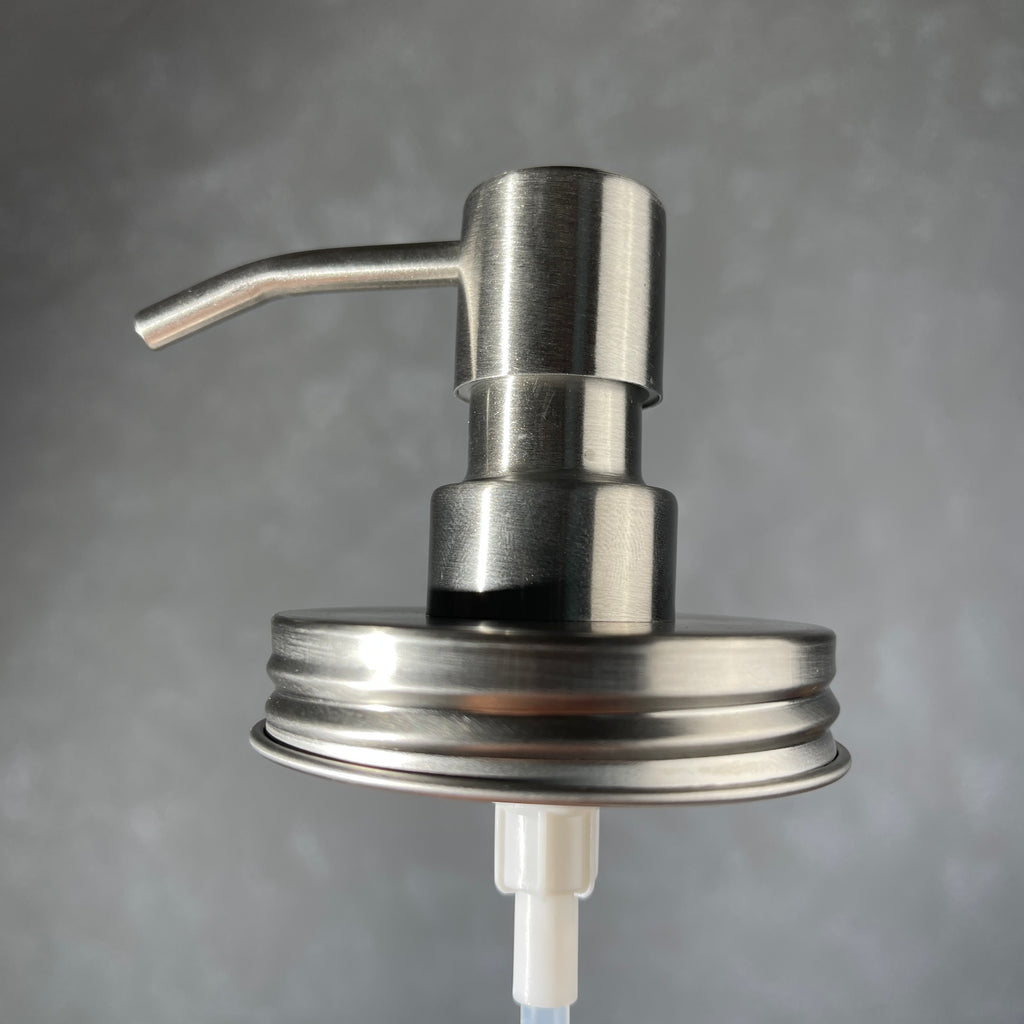 ez pleaser stainless steel canning jar  to soap pump conversion kit