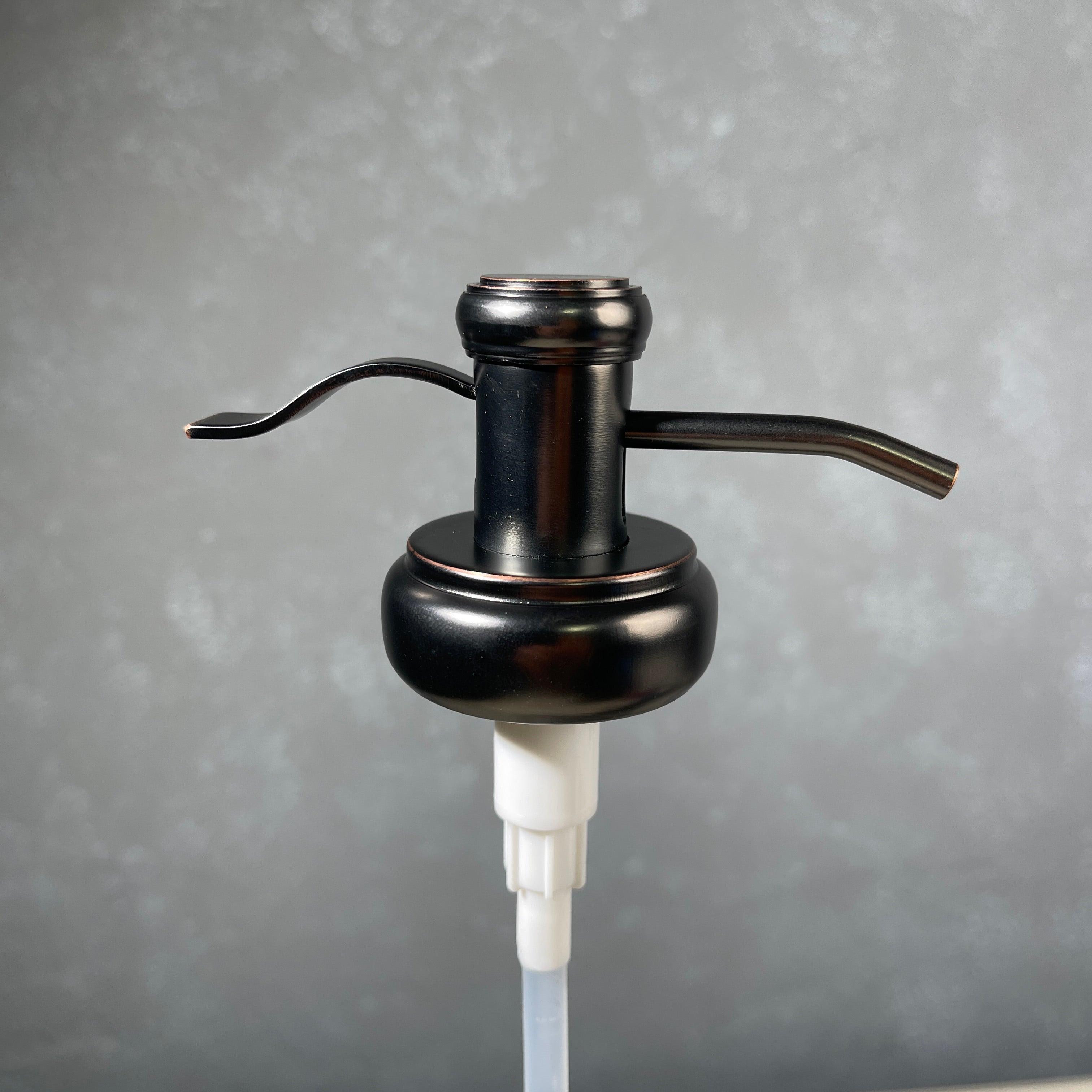 water well style soap pump in oil rubbed bronze finish