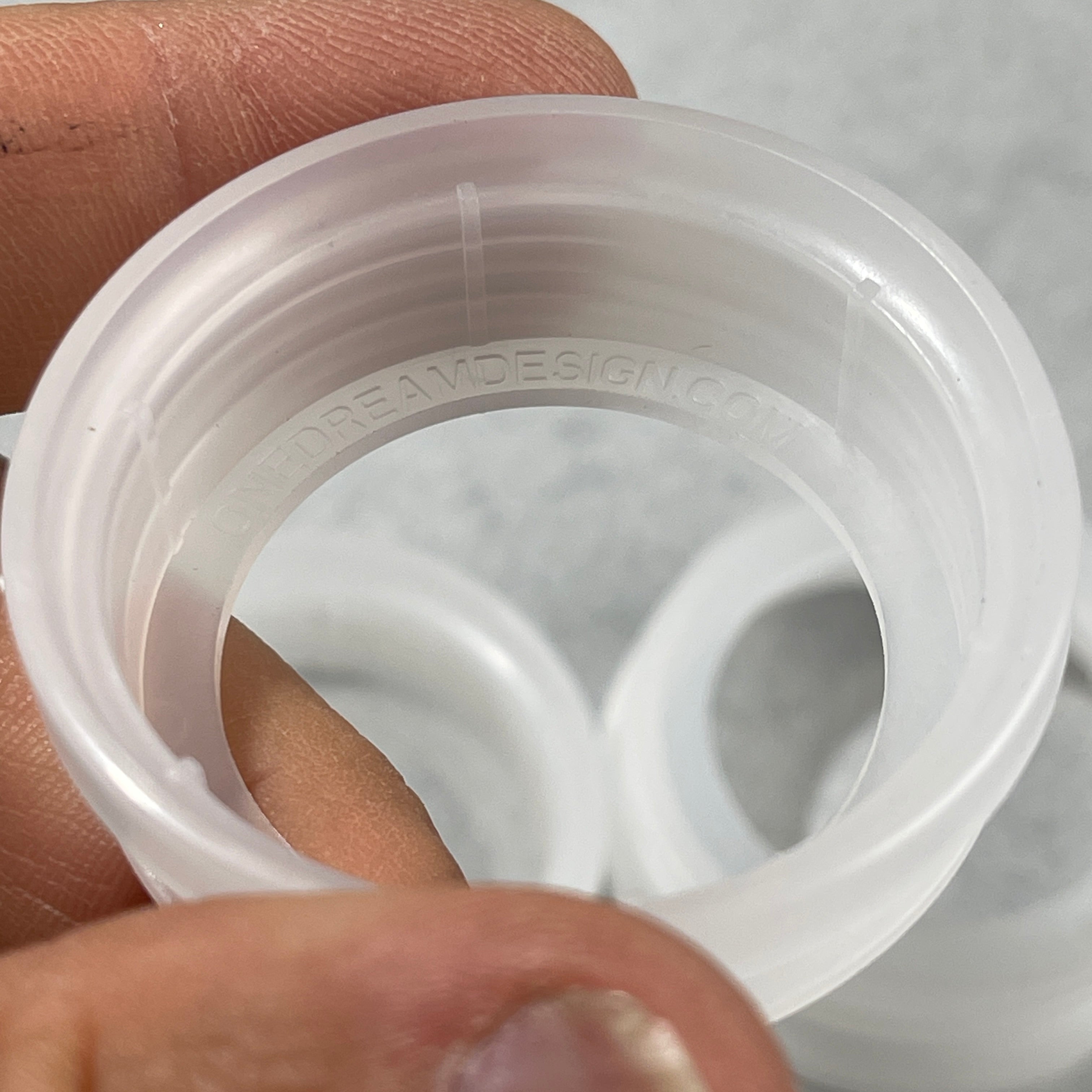 clear collar thread rings for big foamer pumps onedreamdesign TM