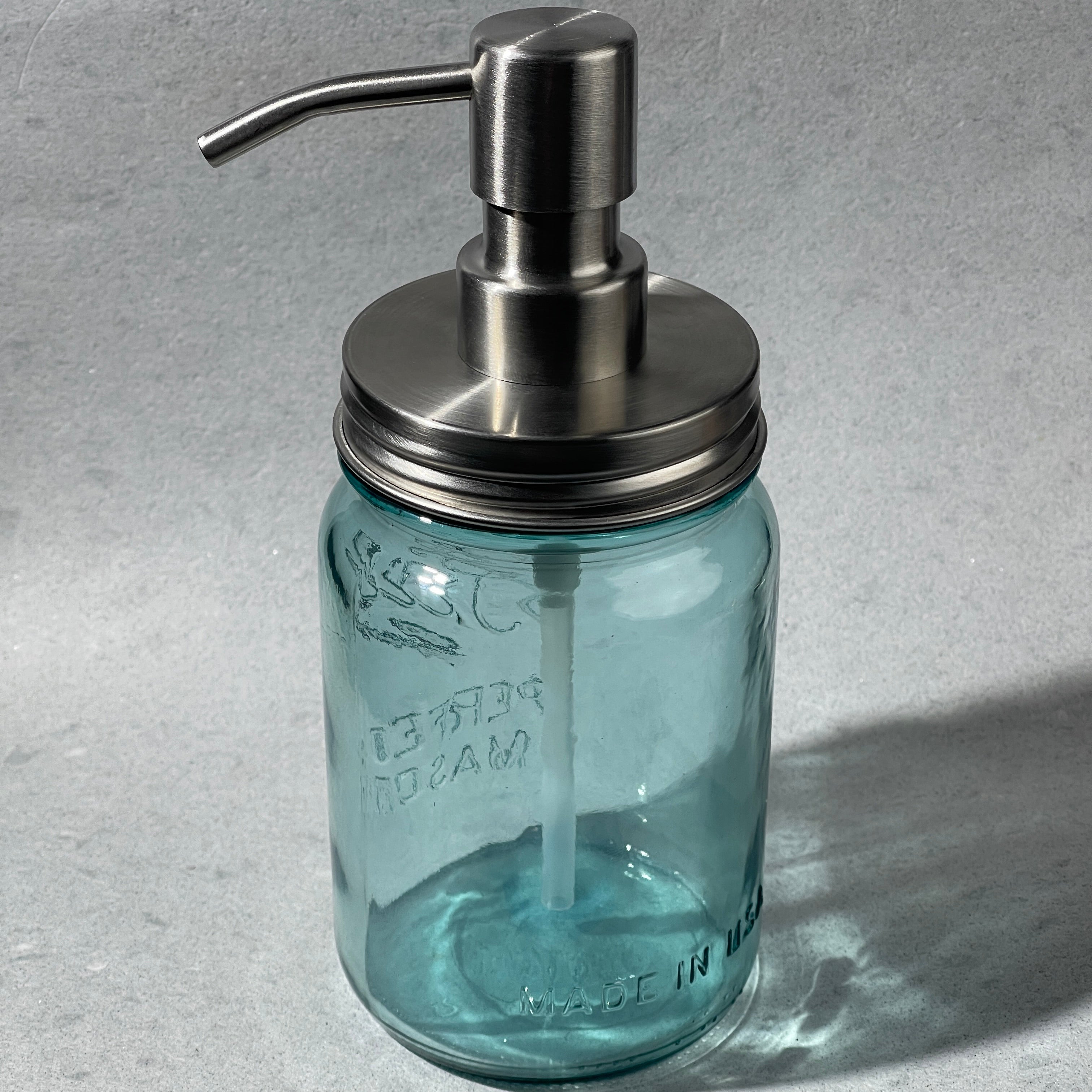 ez pleaser stainless steel canning jar  to soap pump conversion kit