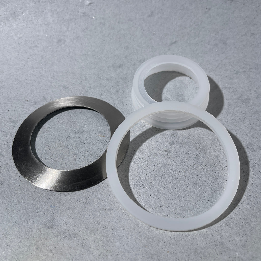mason jar foam soap pump 3 piece adapter kit stainless steel  silicone and plastic