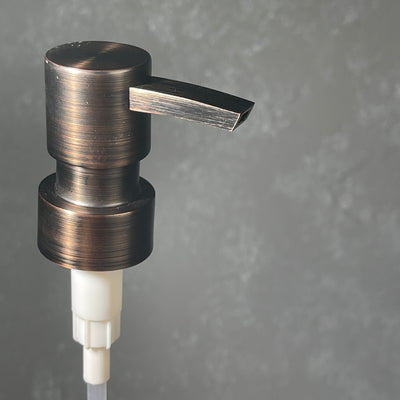 soap pump bronze heavy duty flat head