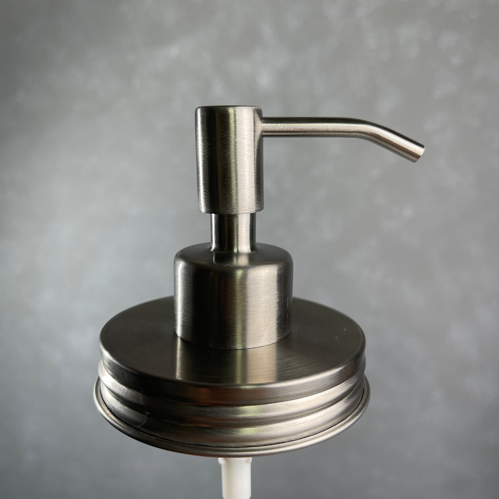 mason jar soap pump kit stainless steel slim and sleek stainless steel soap pump