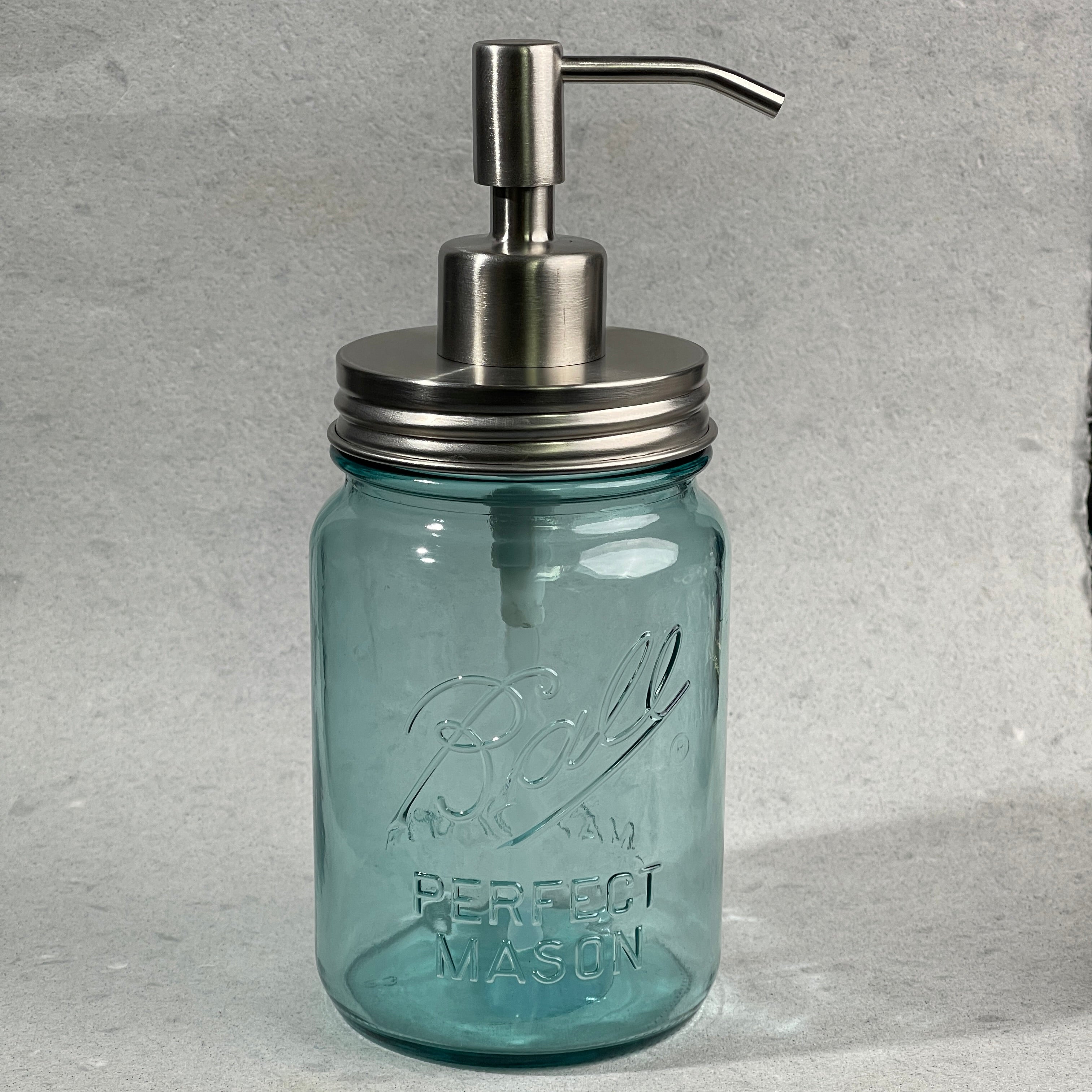 mason jar soap pump kit stainless steel slim and sleek stainless steel soap pump