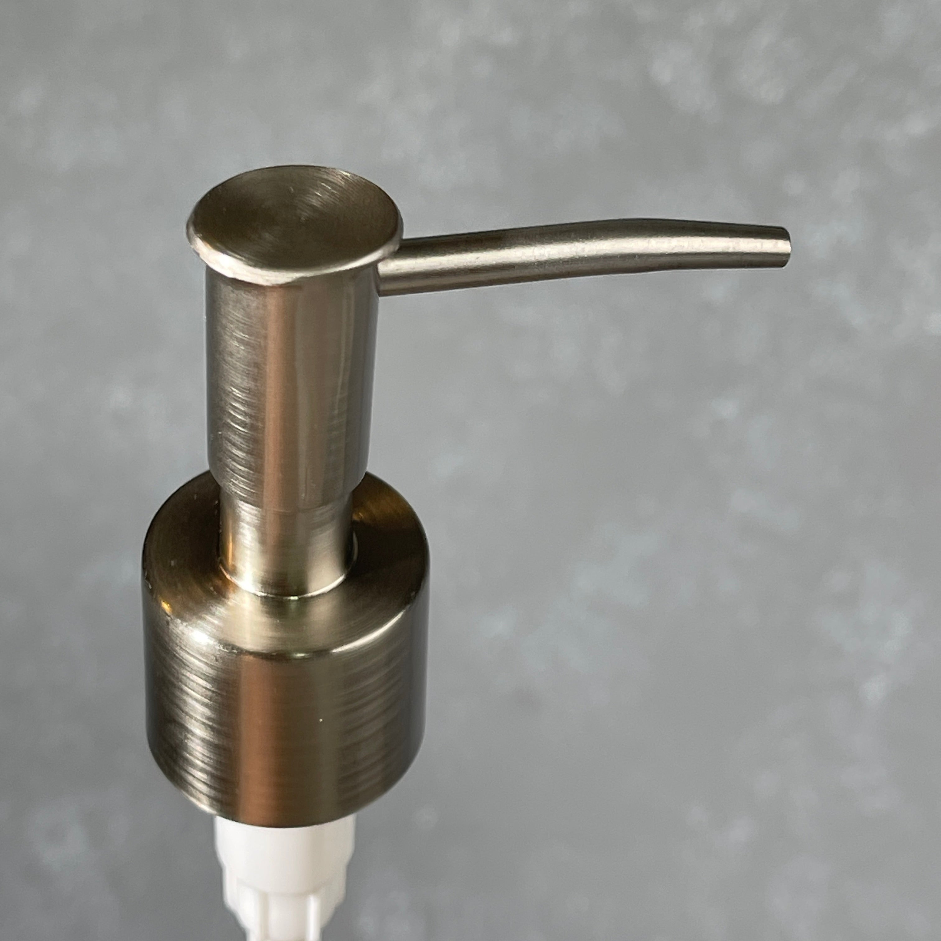 skinny head stainless metal soap pump top 24-410 size 2cc dispenser