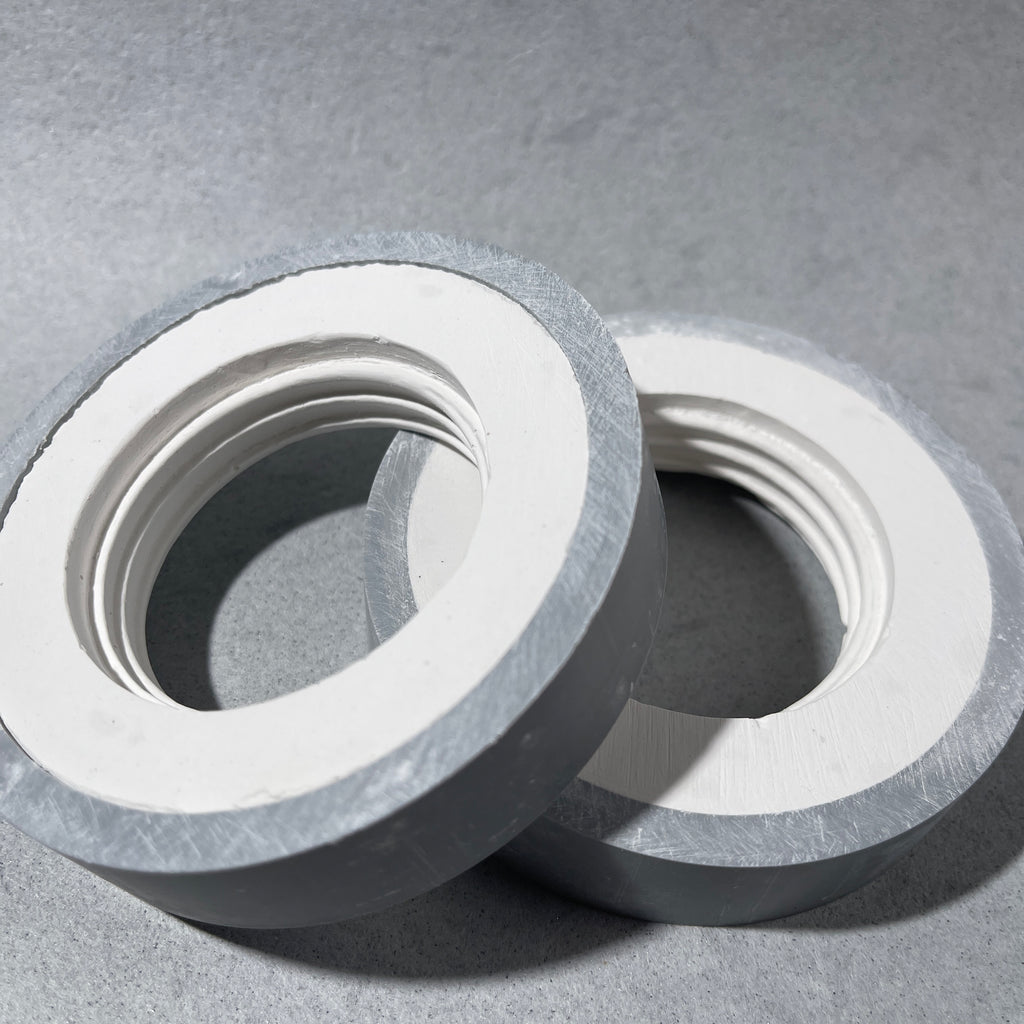 thread mold  foamer pump size for making bottle threads in clay that shrinks 13%