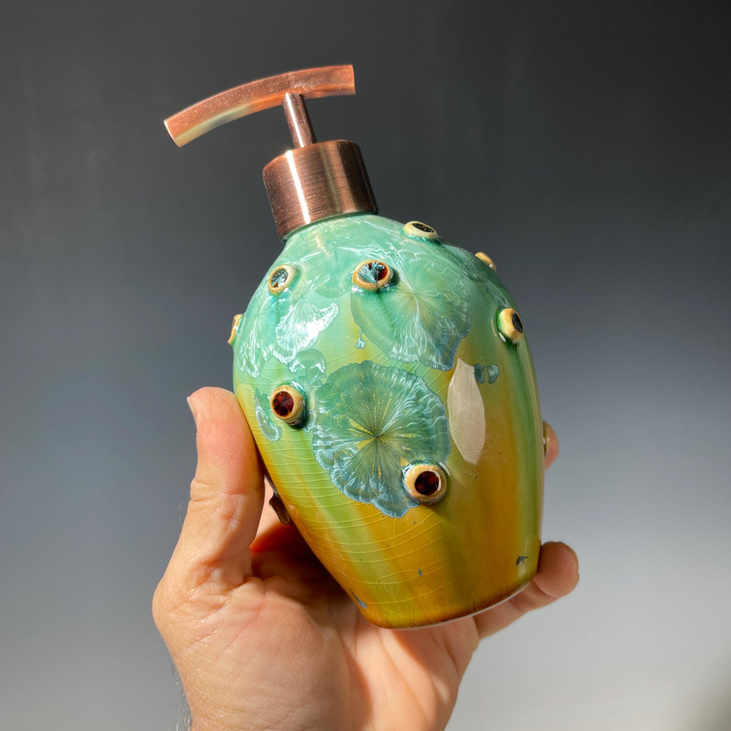 Soap Pump Lotion and Hand Sanitizer Dispenser Unique Handmade Sanitary Ware