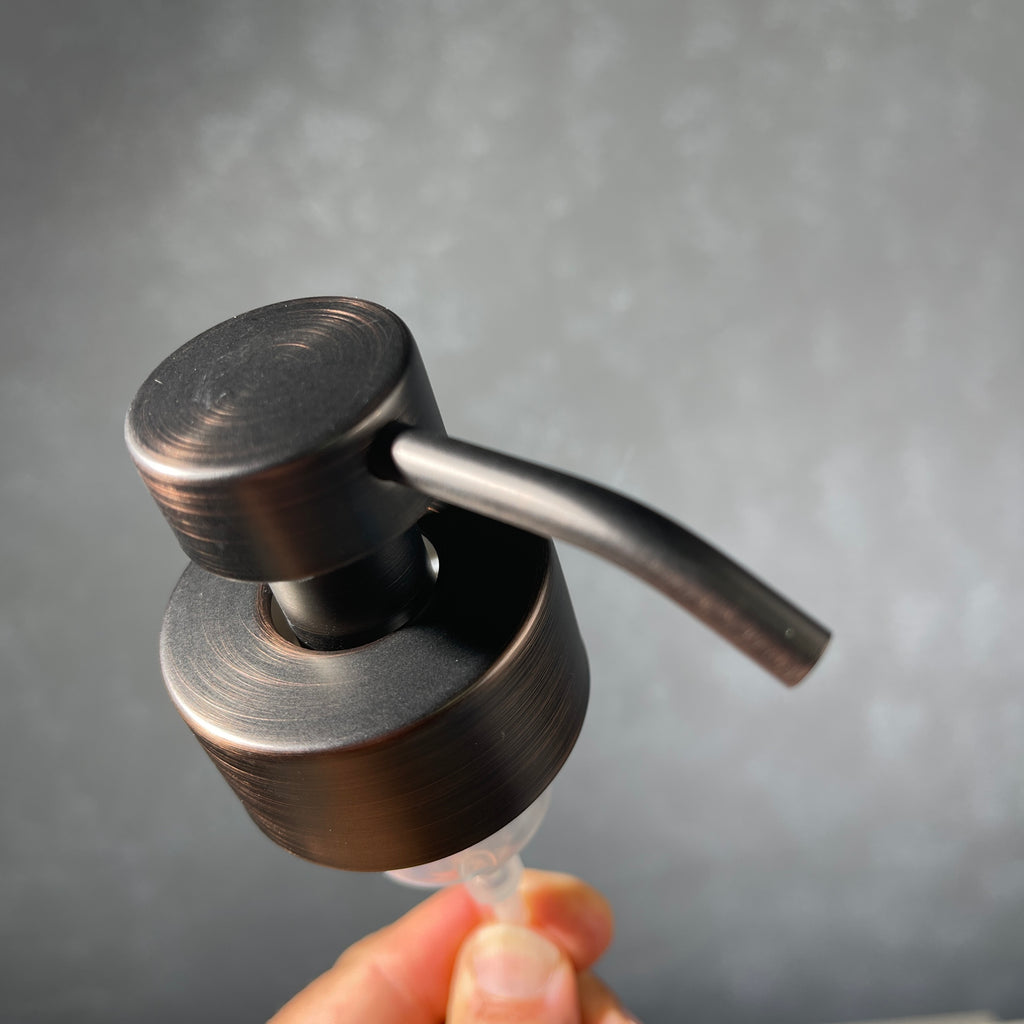 big bronze finish foaming soap dispenser