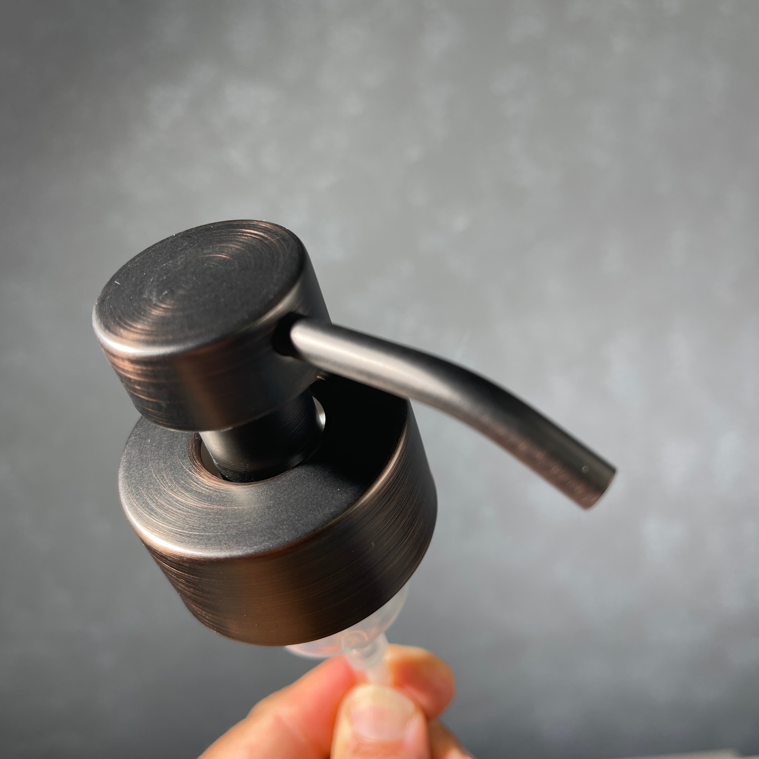 big bronze finish foaming soap dispenser