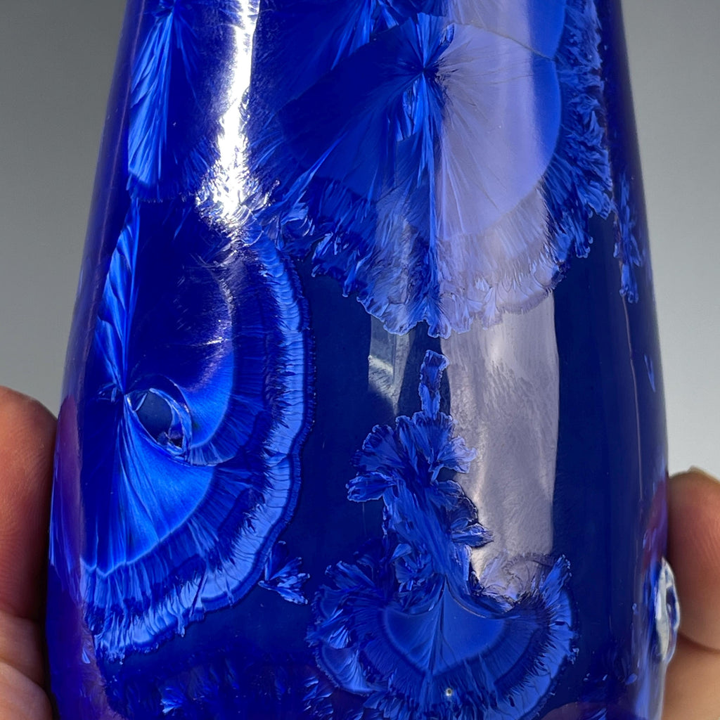 Soap Pump, Lotion and Hand Pump Electric Cobalt wavelength vibration crystalline glazed