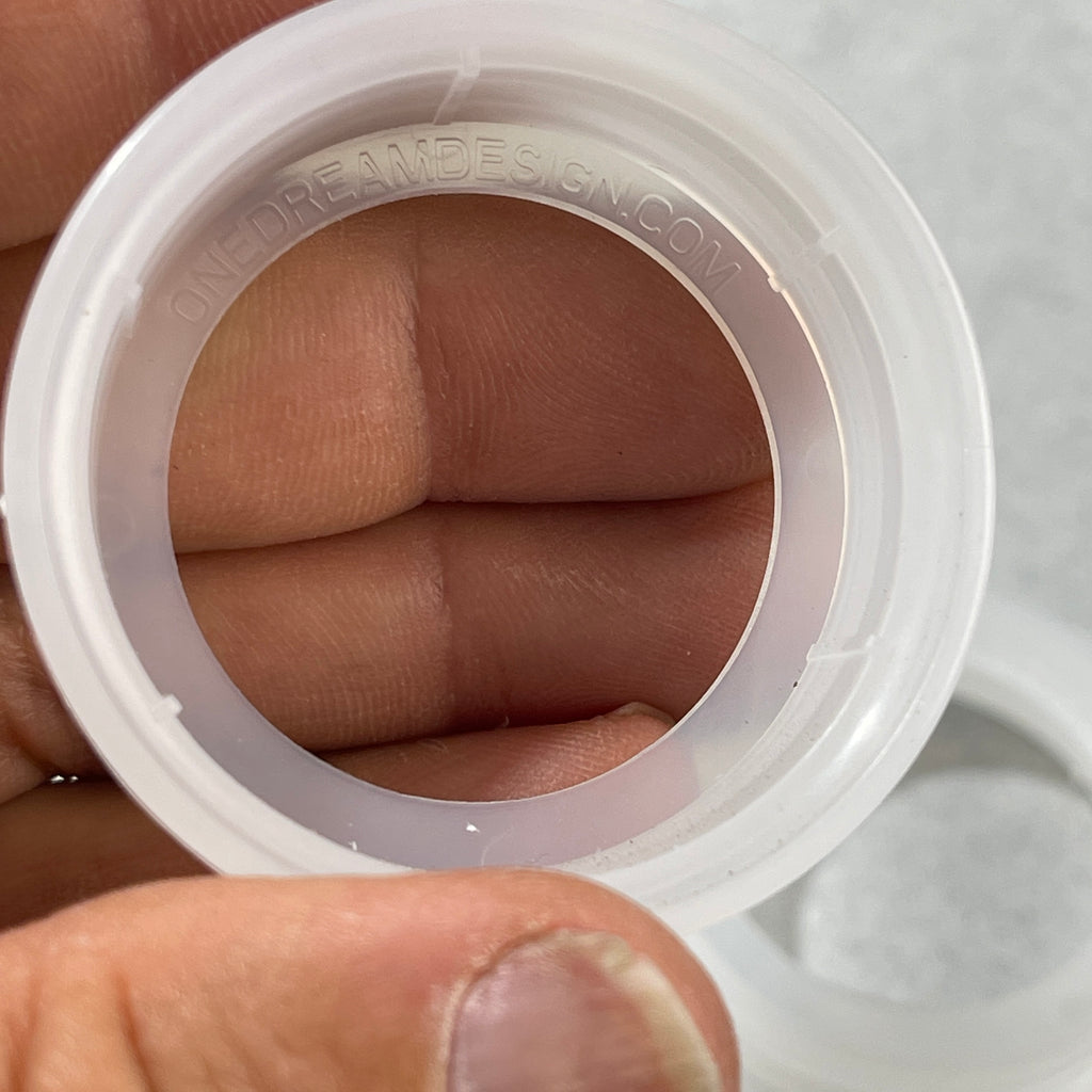clear collar thread rings for big foamer pumps onedreamdesign.com TM