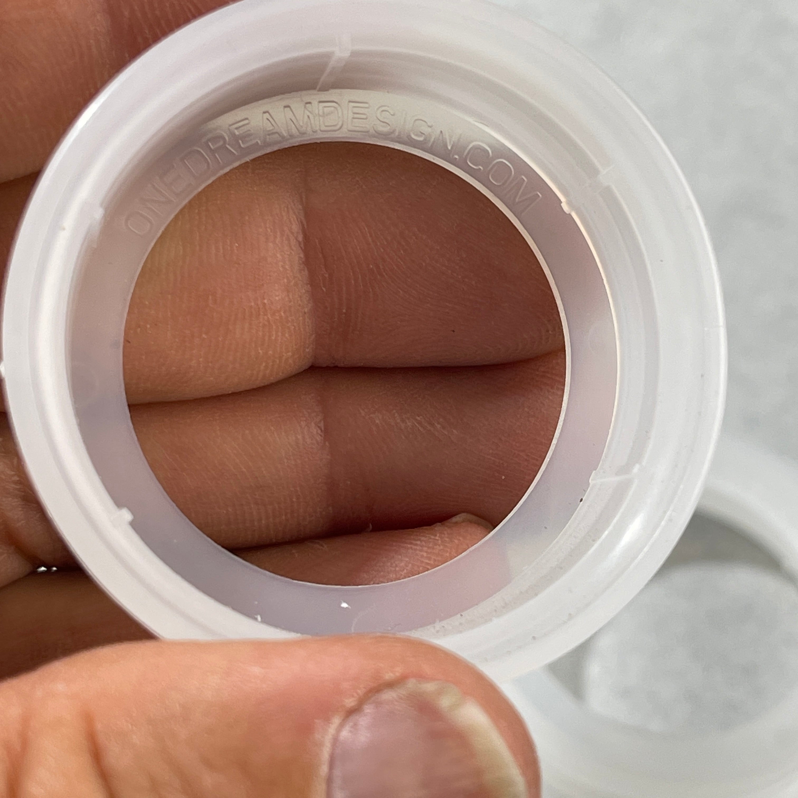 clear collar thread rings for big foamer pumps onedreamdesign.com TM