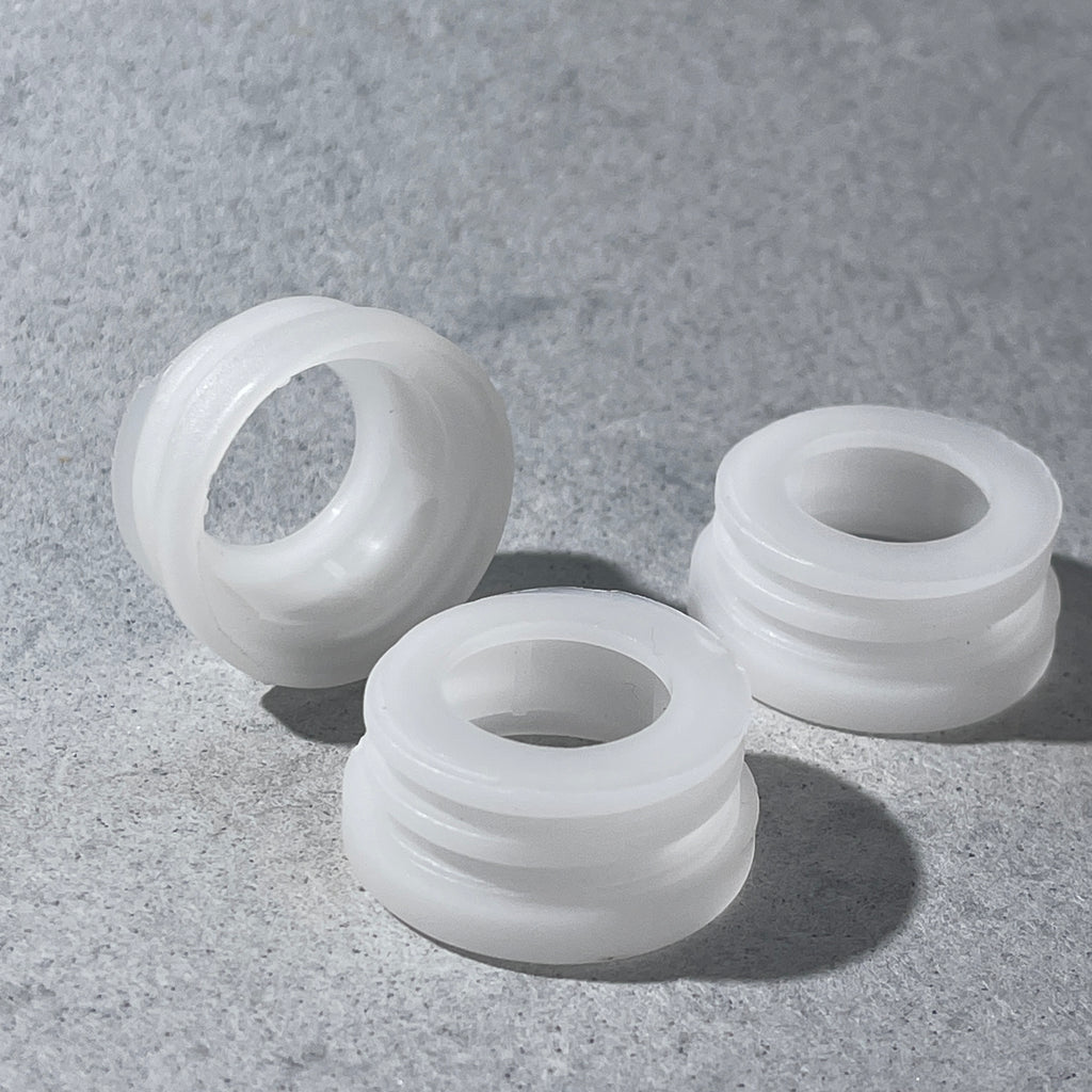 collar thread rings glue down for dispensers with no threads