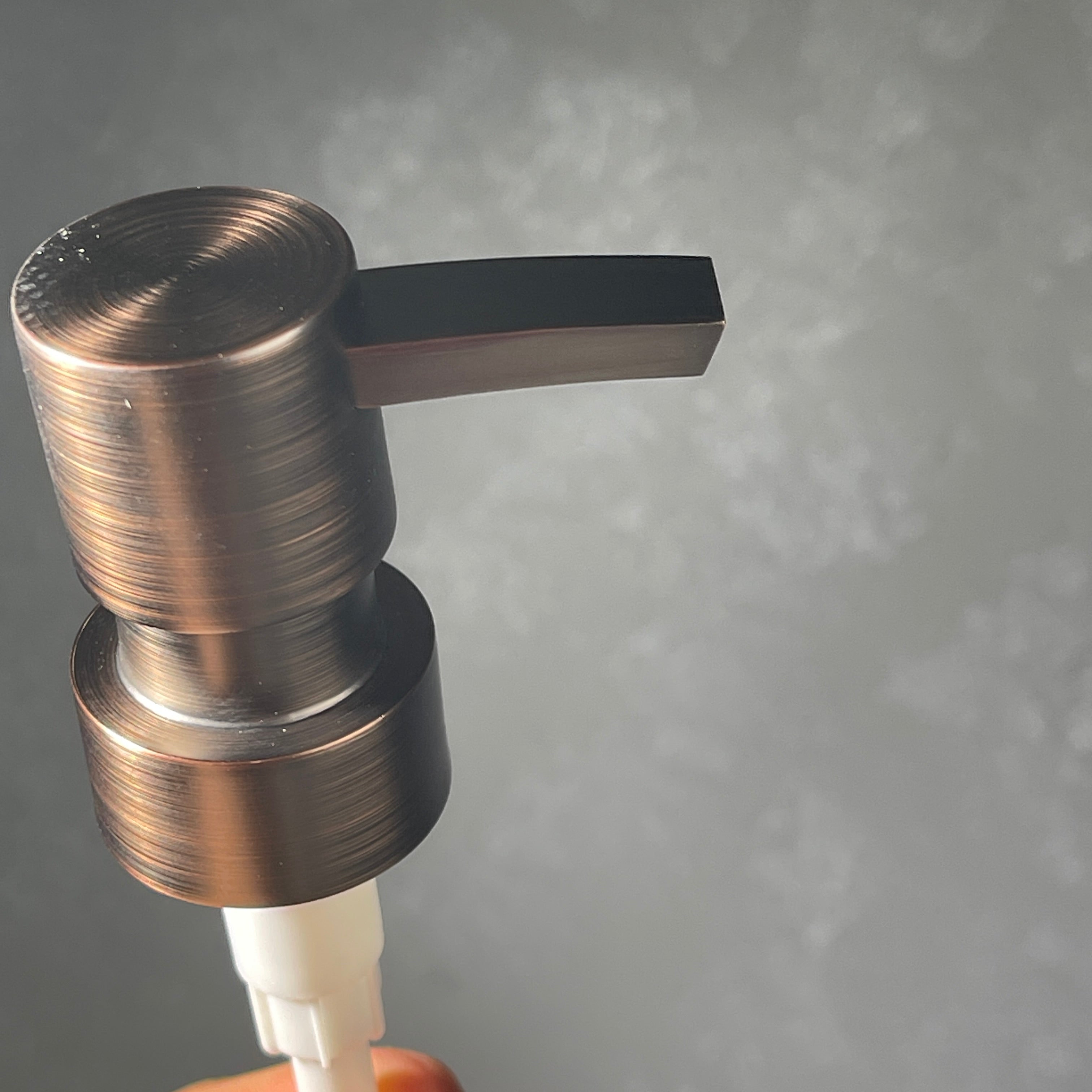 soap pump bronze heavy duty flat head