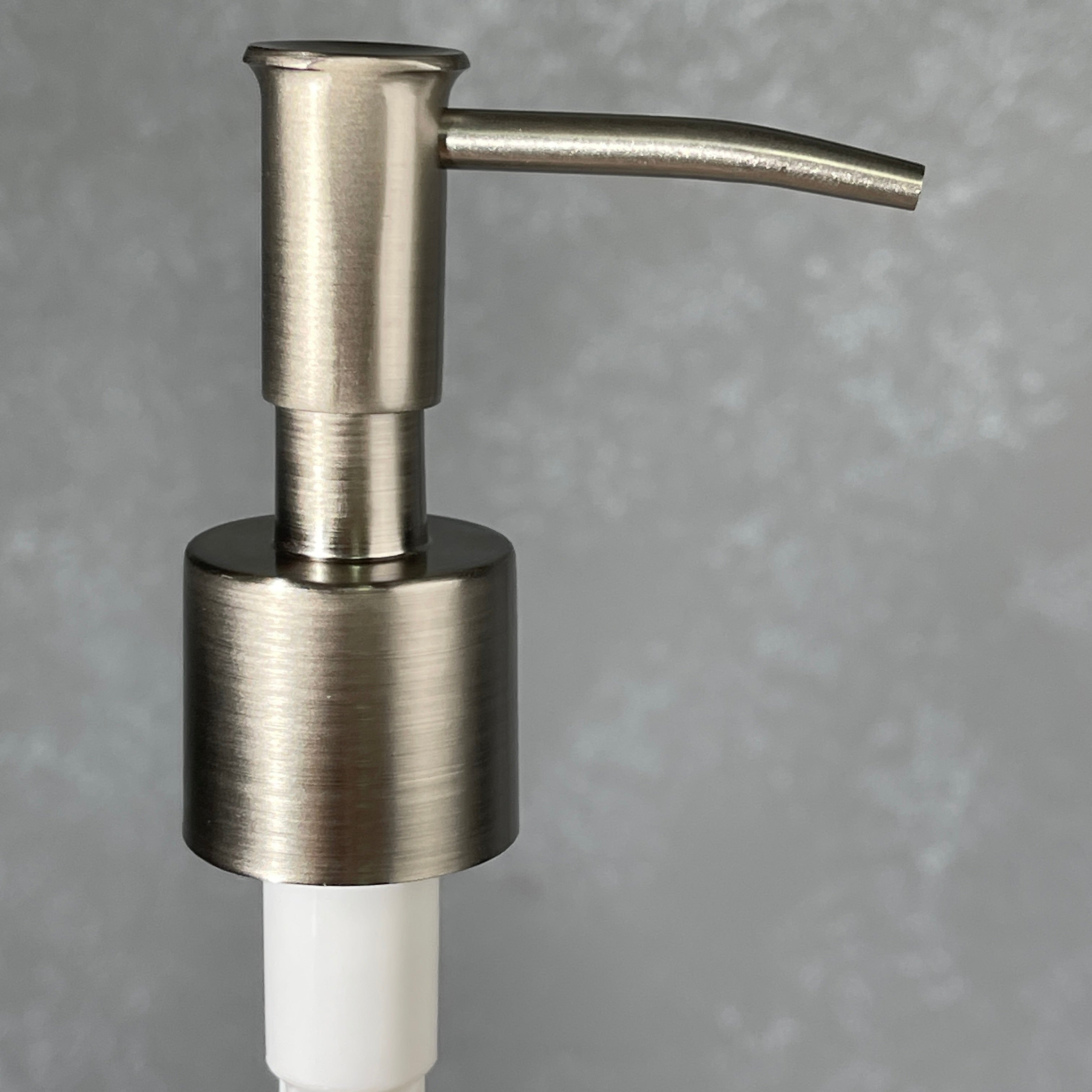 skinny head stainless metal soap pump top 24-410 size 2cc dispenser