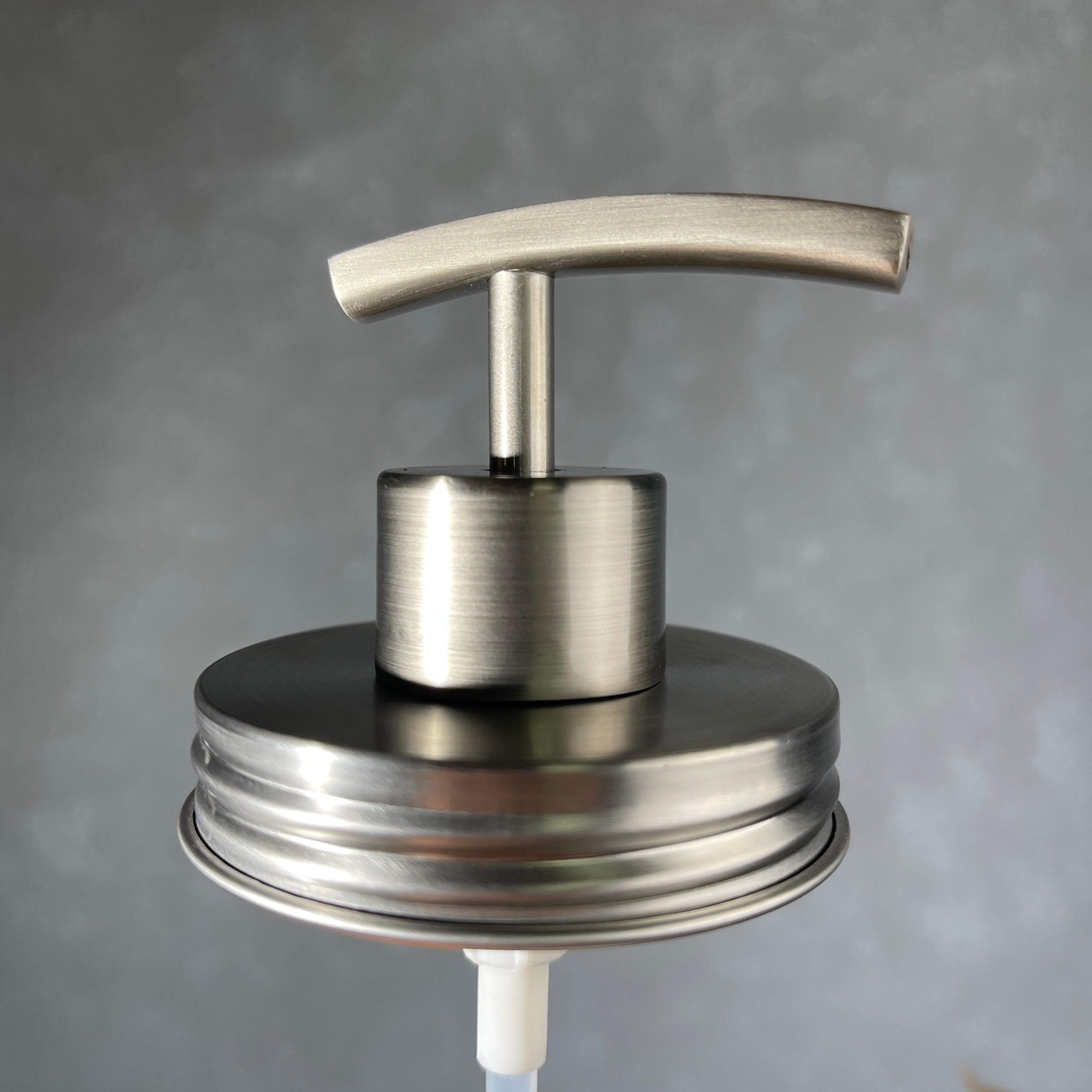 modern rainbow style stainless mason jar soap pump conversion kit