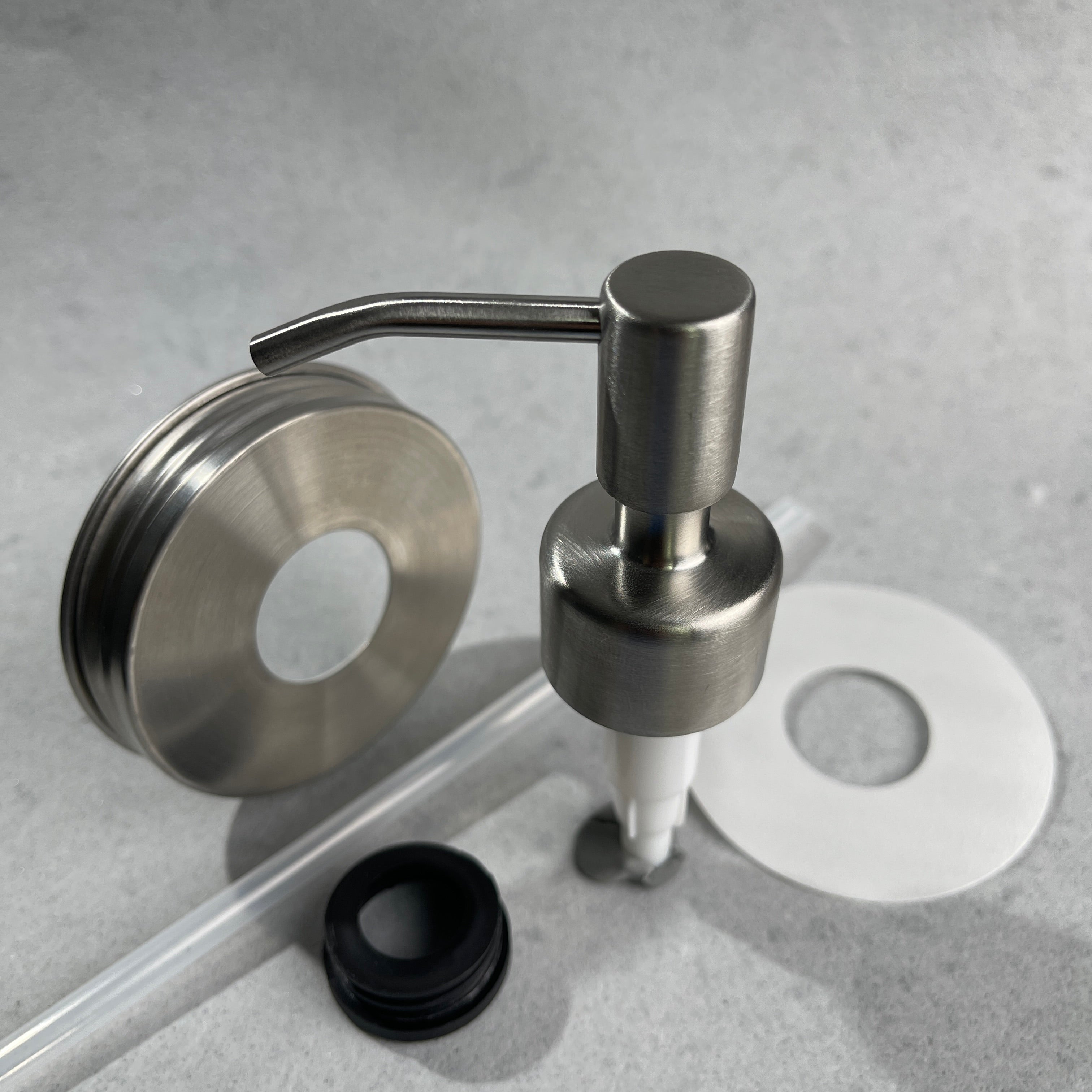 mason jar soap pump kit stainless steel slim and sleek stainless steel soap pump