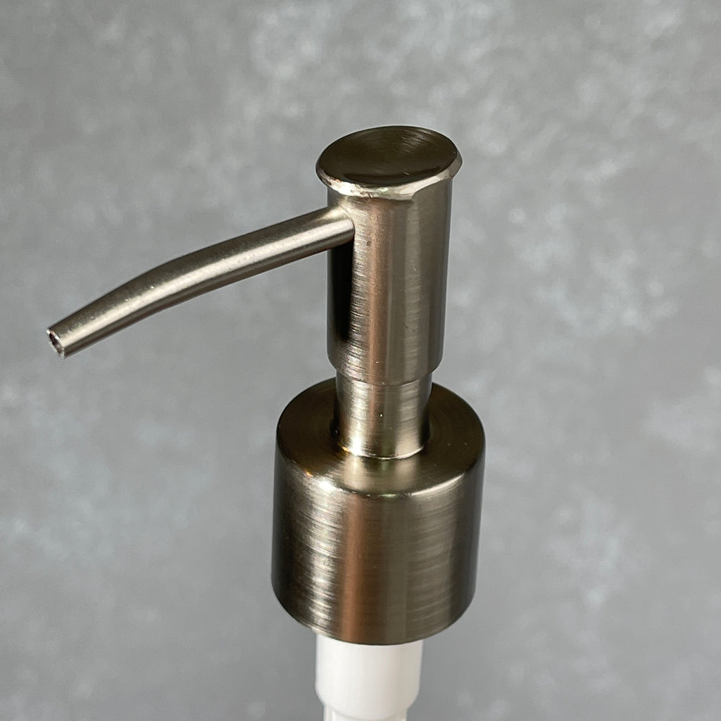 skinny head stainless metal soap pump top 24-410 size 2cc dispenser