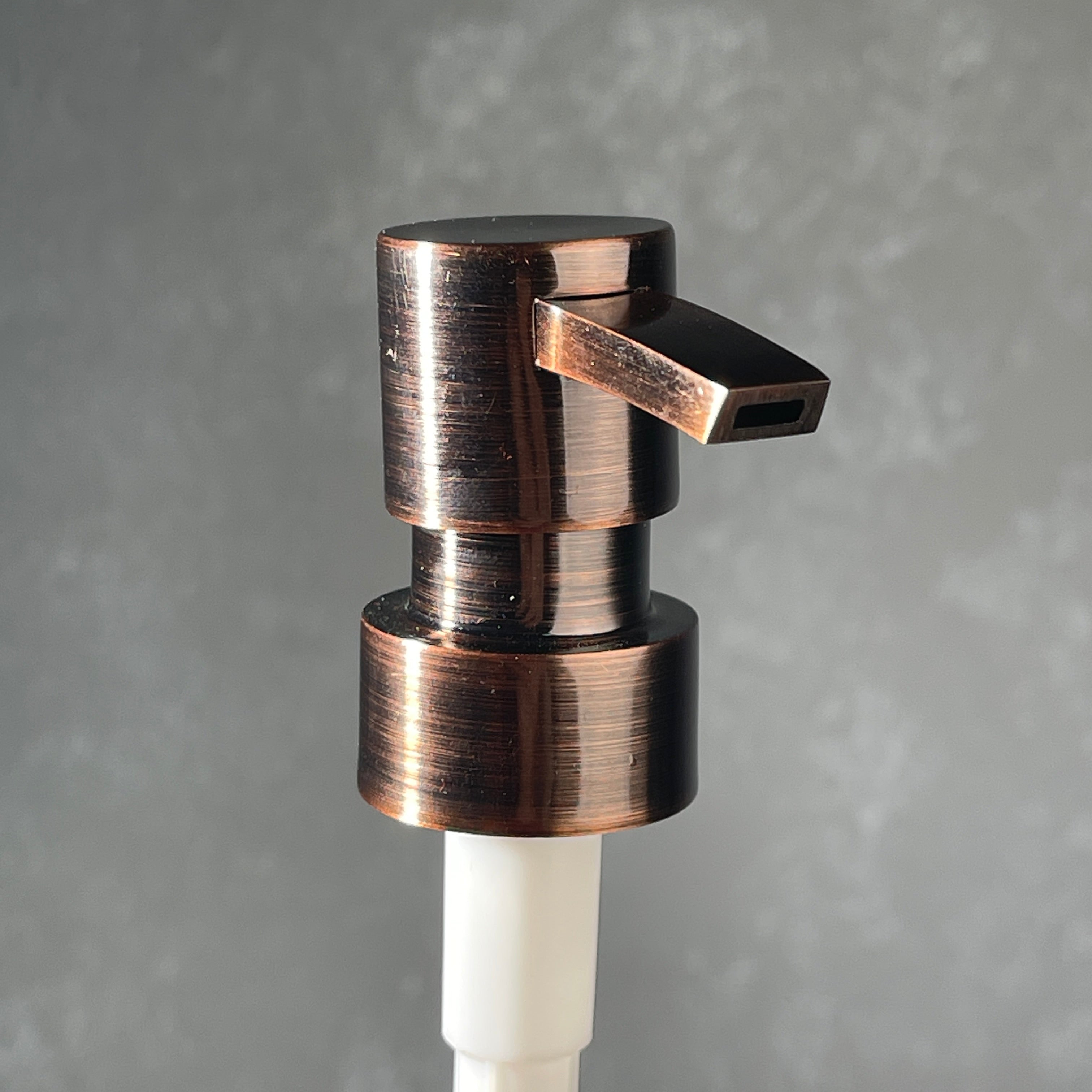 copper heavy duty flat head soap pump dispenser