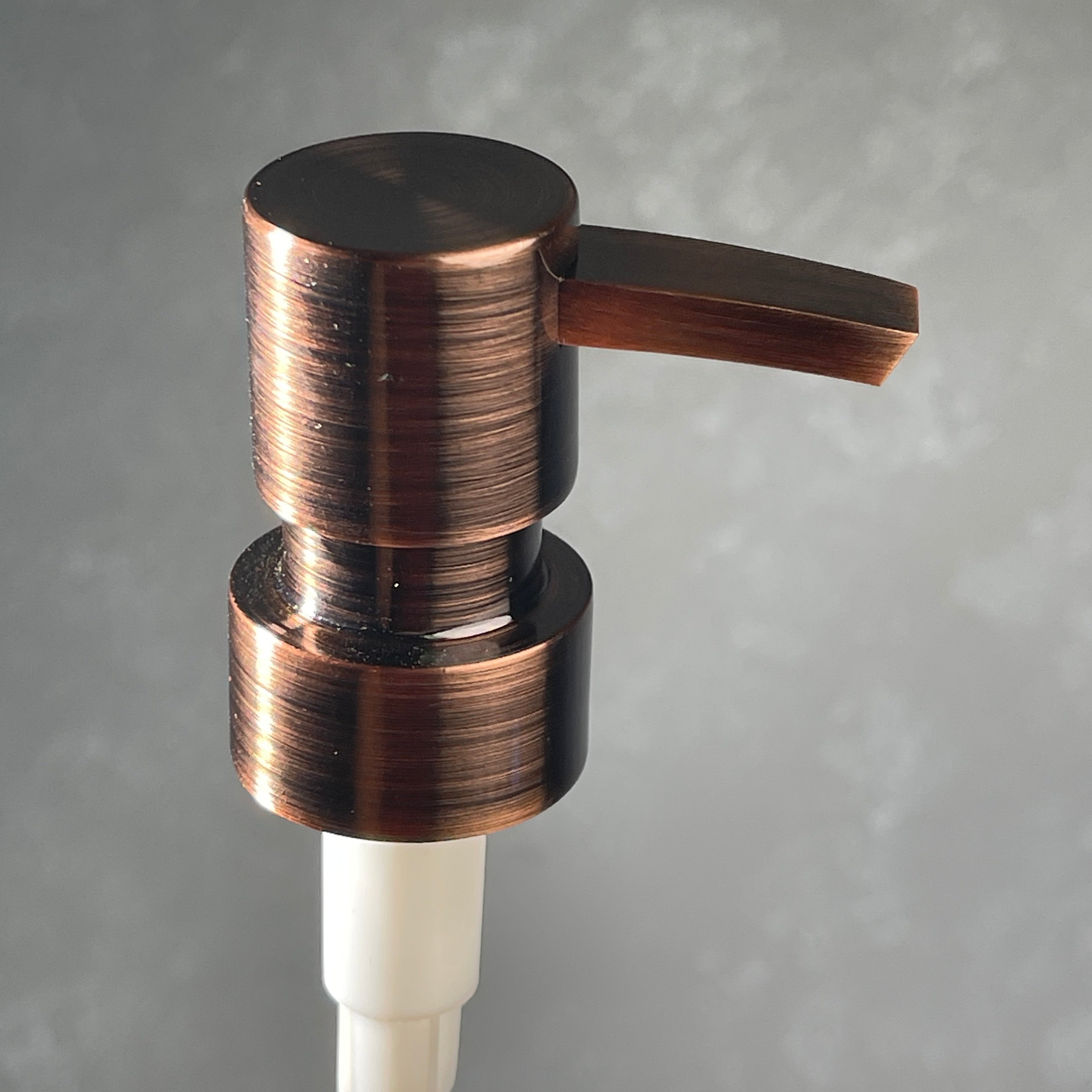copper heavy duty flat thead soap pump dispenser