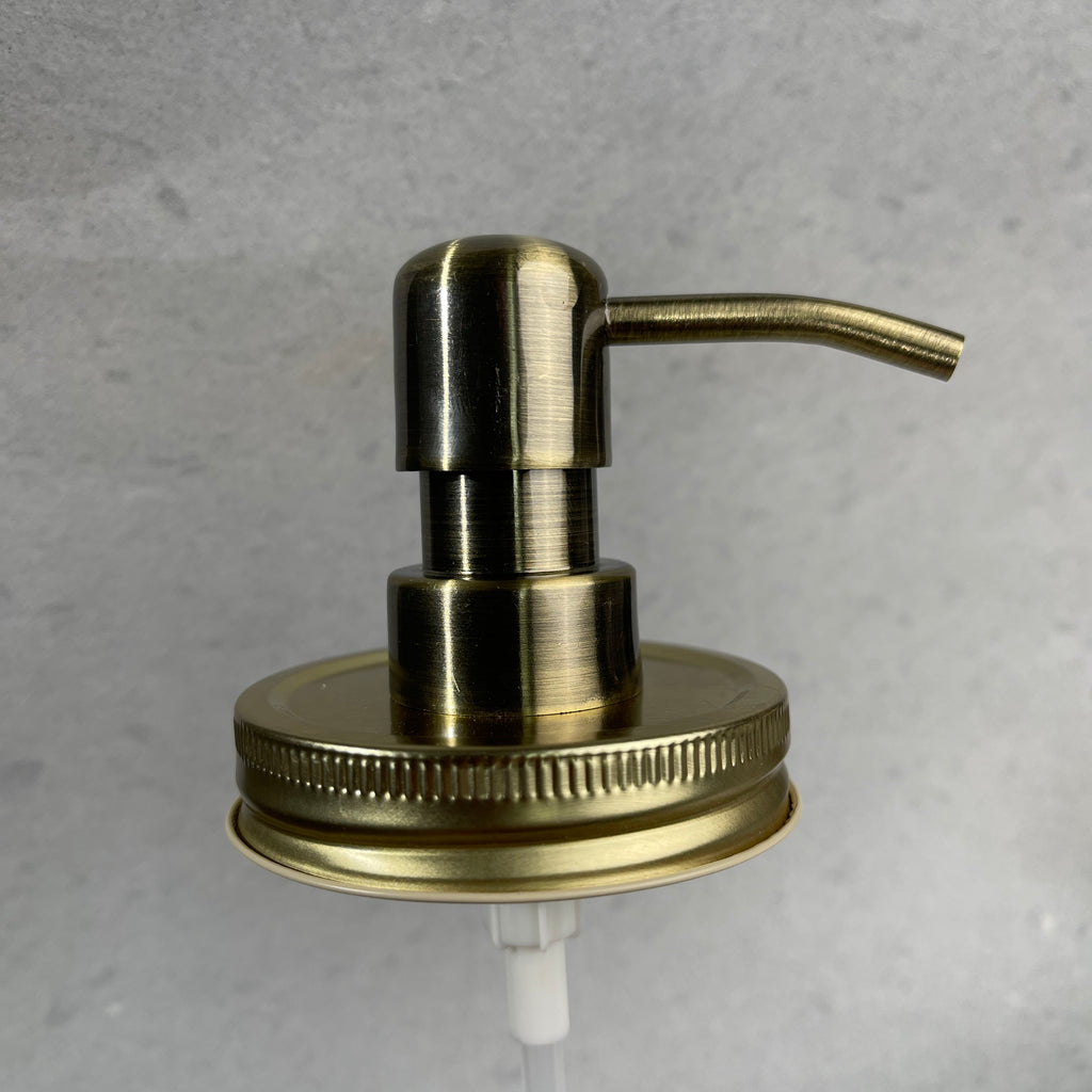 Brass Mason Jar Soap Pump Kit Brass Bird Head Pump