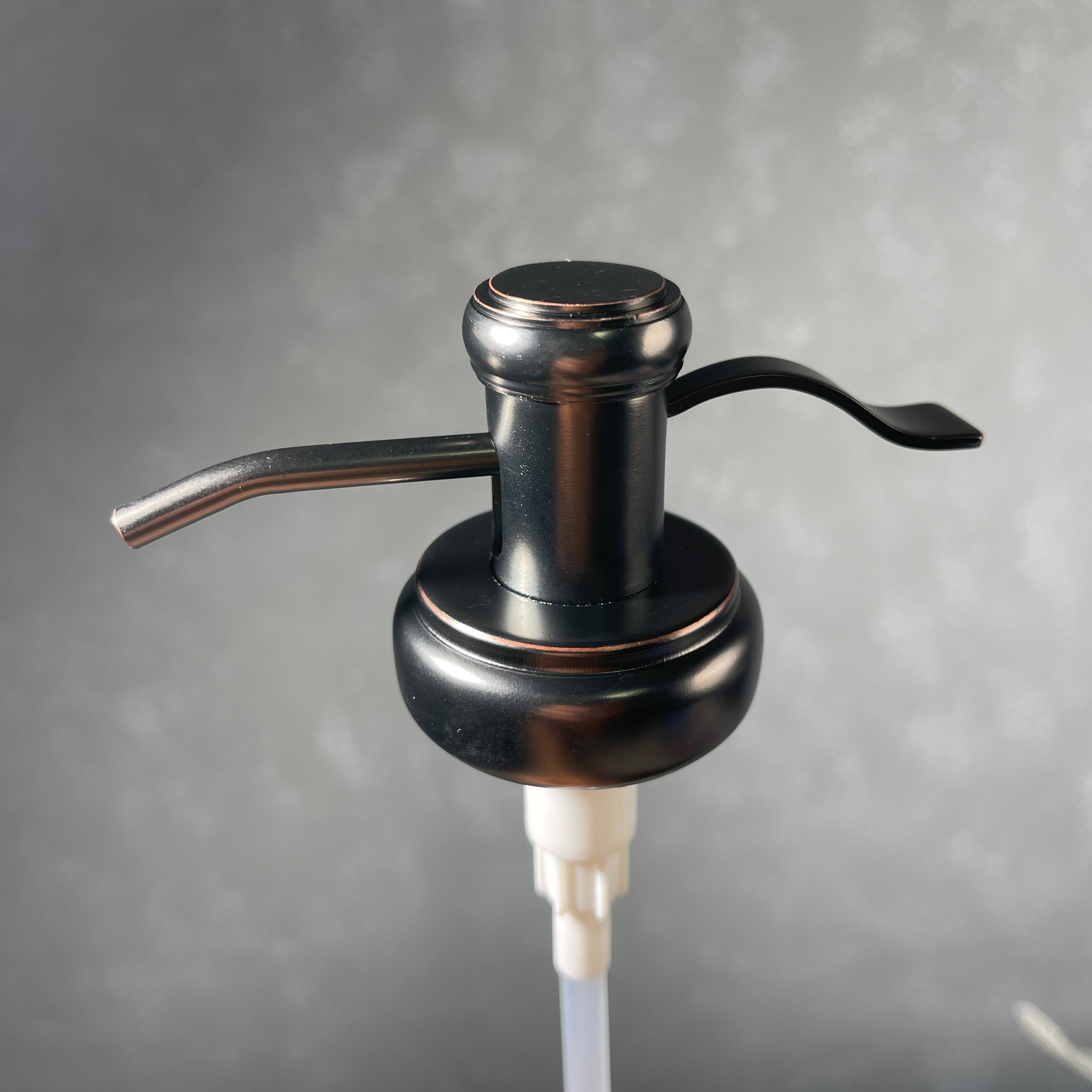 water well style soap pump in oil rubbed bronze finish