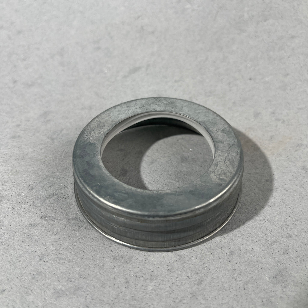 mason jar adapter lid galvanized metal regular mouth