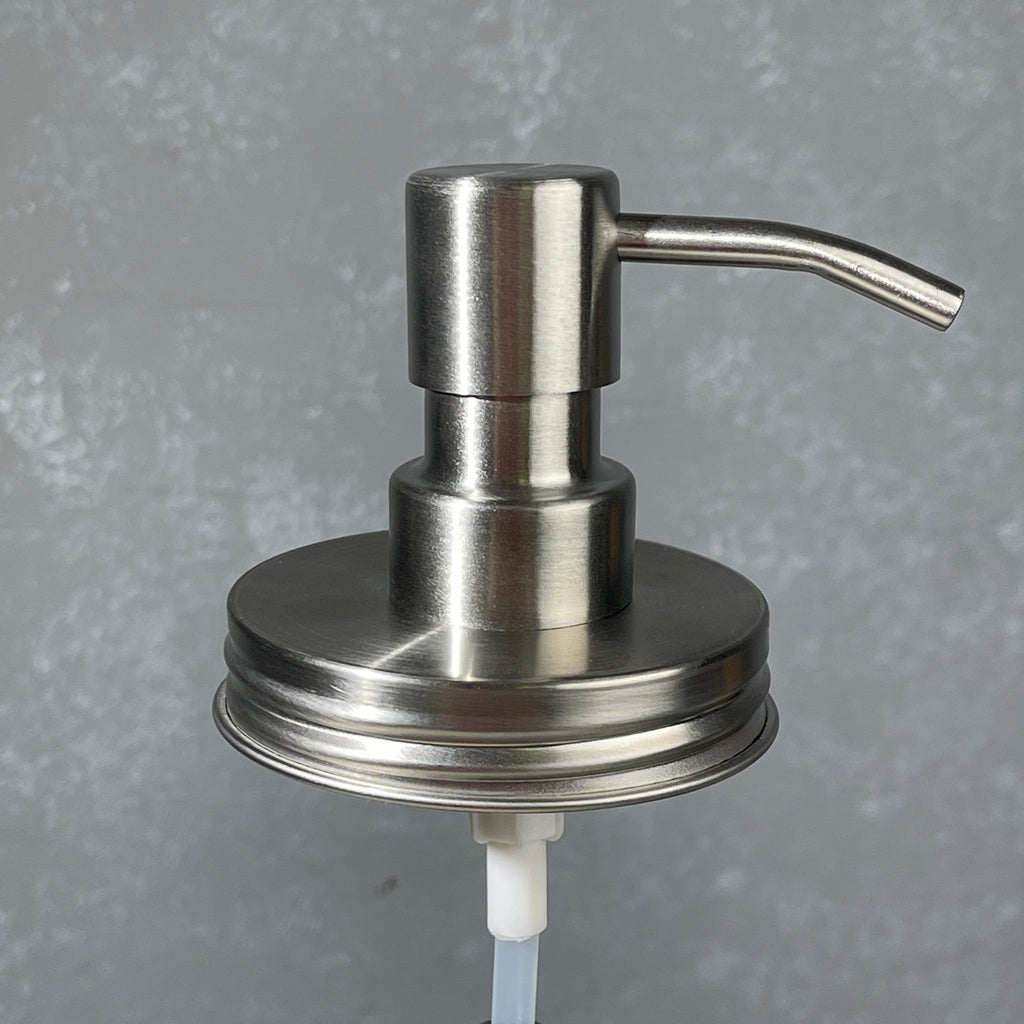 ez pleaser stainless steel canning jar  to soap pump conversion kit