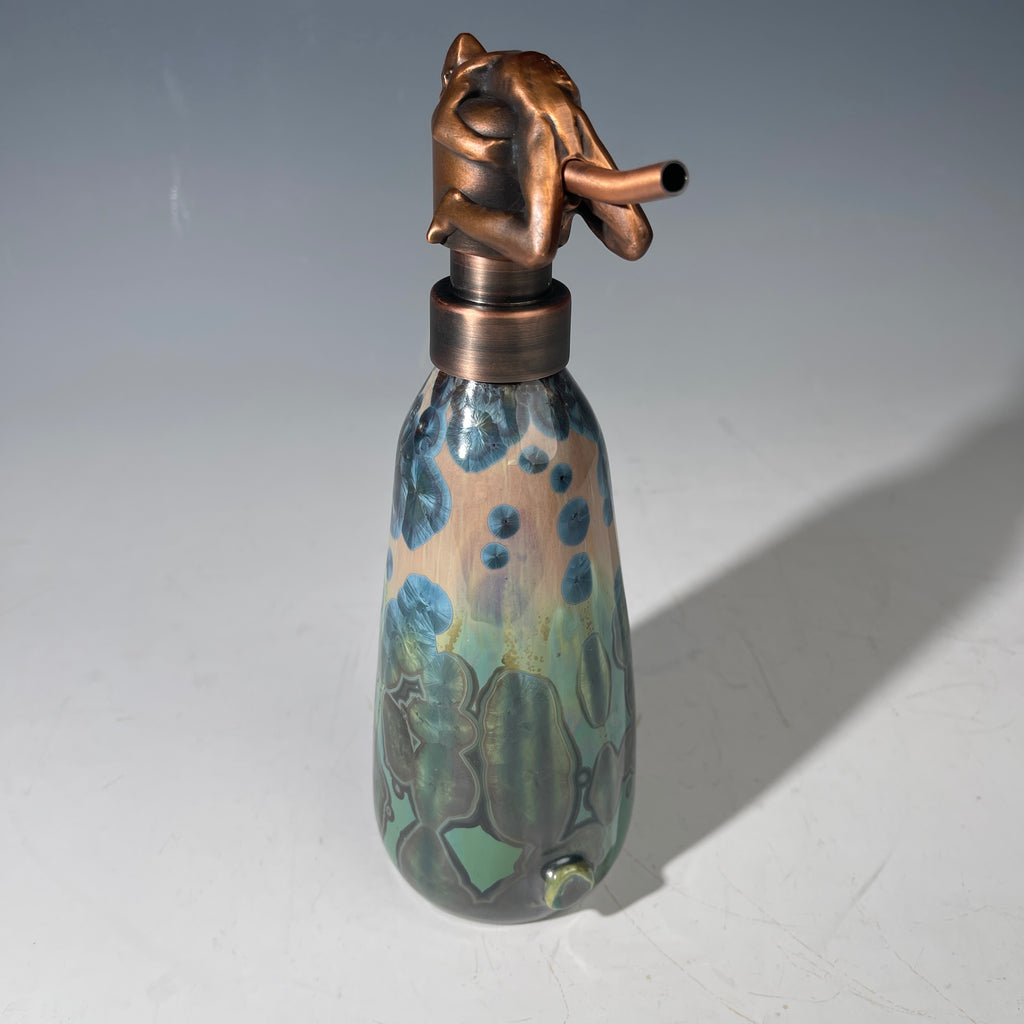 happy man soap pump artwork by Adam and Hong Rubinstein