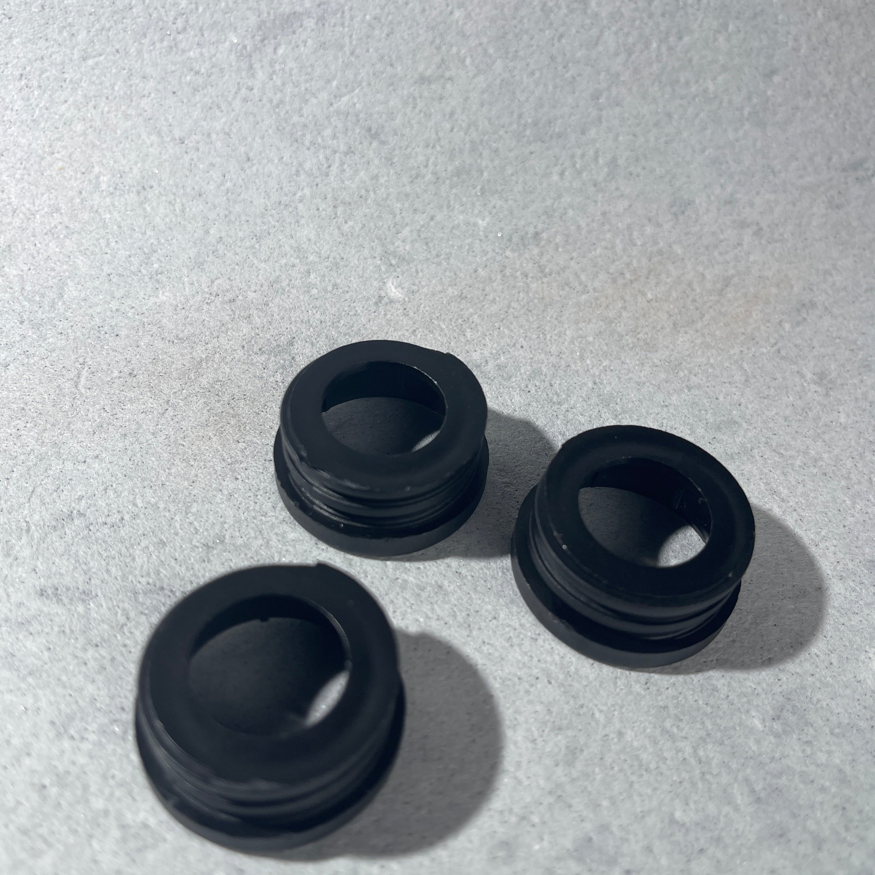 glue down collar threads for attachment of soap pumps