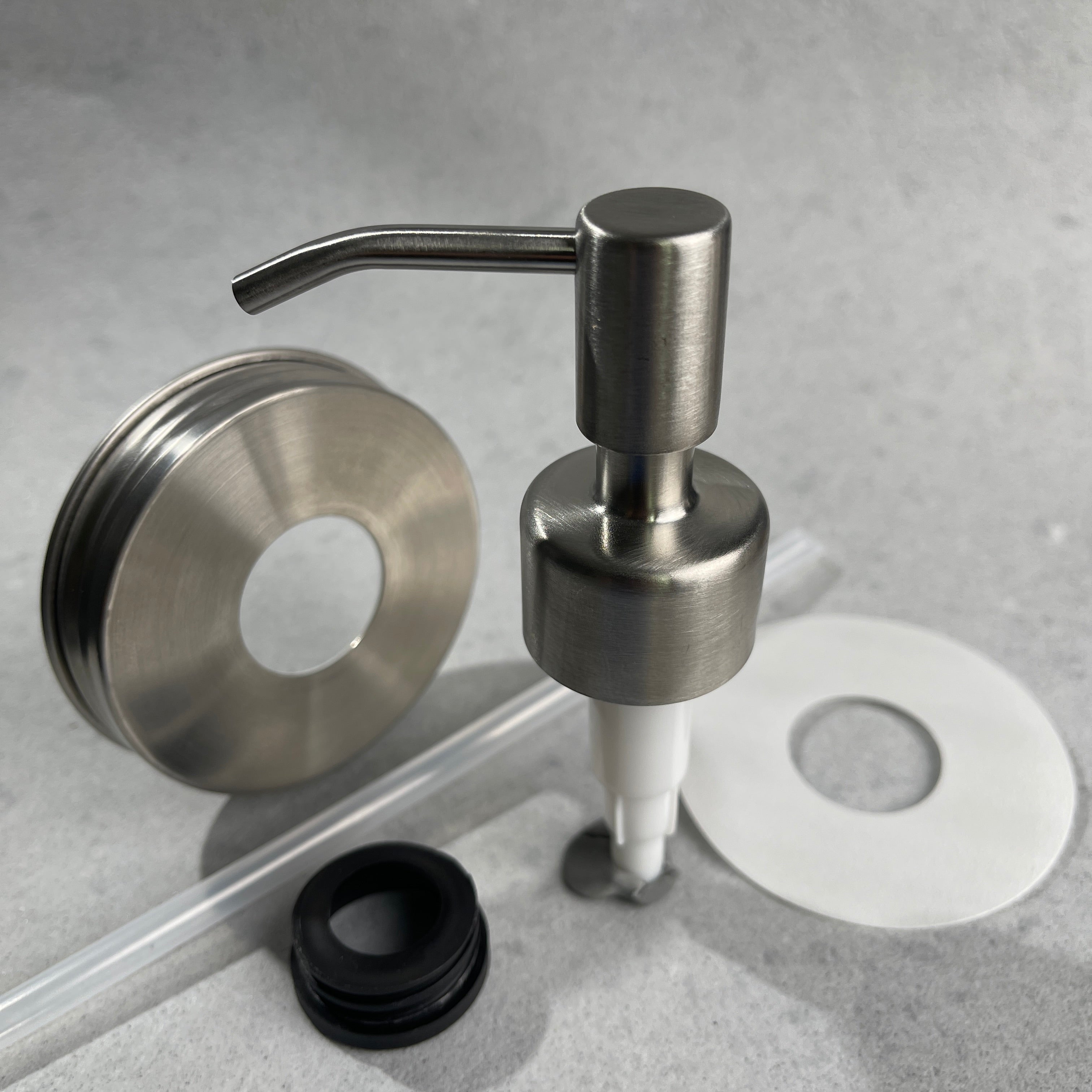 mason jar soap pump kit stainless steel slim and sleek stainless steel soap pump