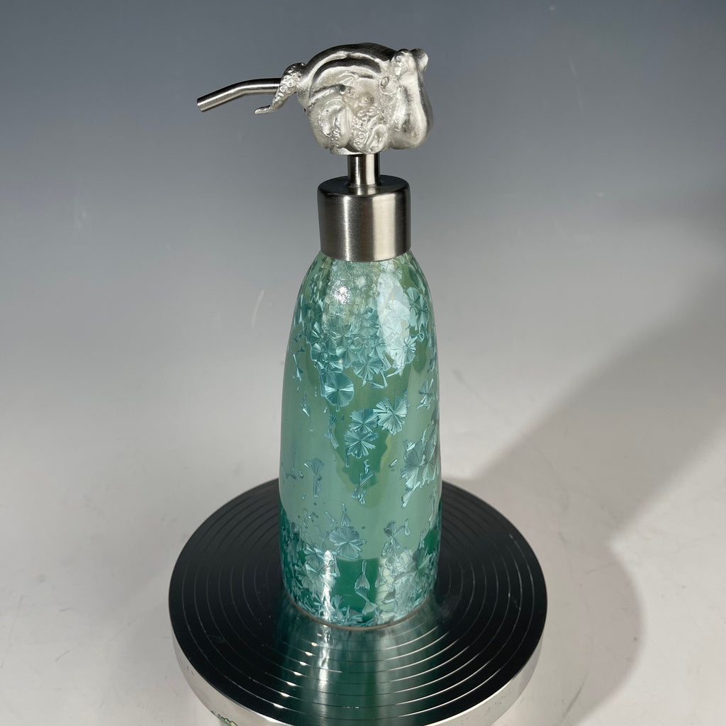Octopus Soap Pump, Lotion and or Hand Sanitizer Pump Ocean bath, Crystal Sea Fade