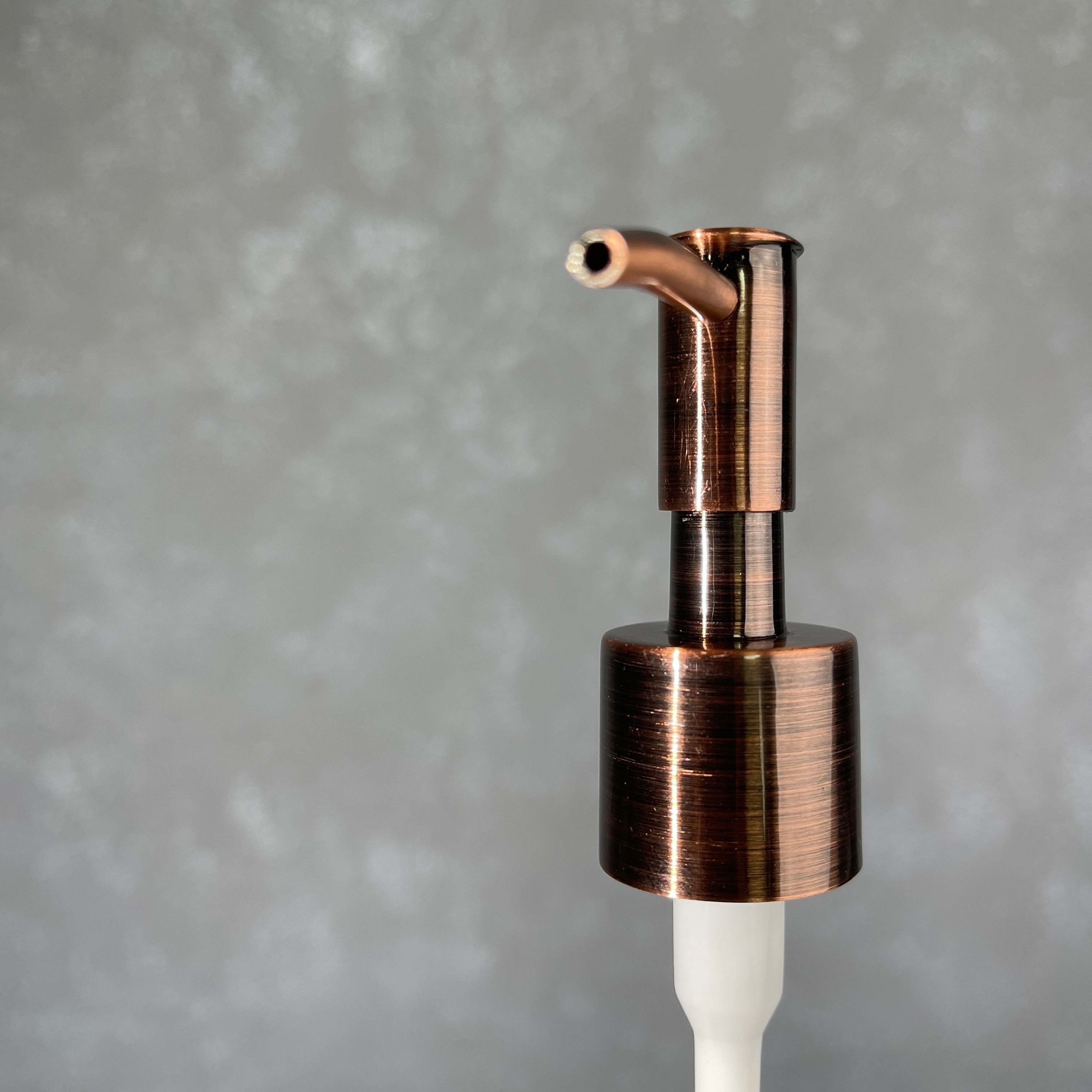copper finish metal 24-410 size skinny head soap or lotion pump 1 cc size dispensing