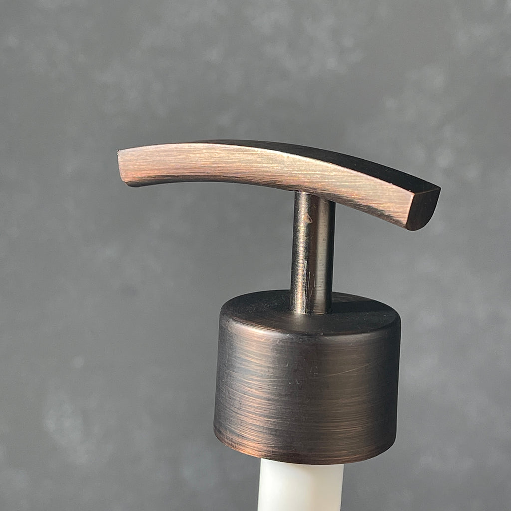 Soap dispenser top broze finish rainbow model