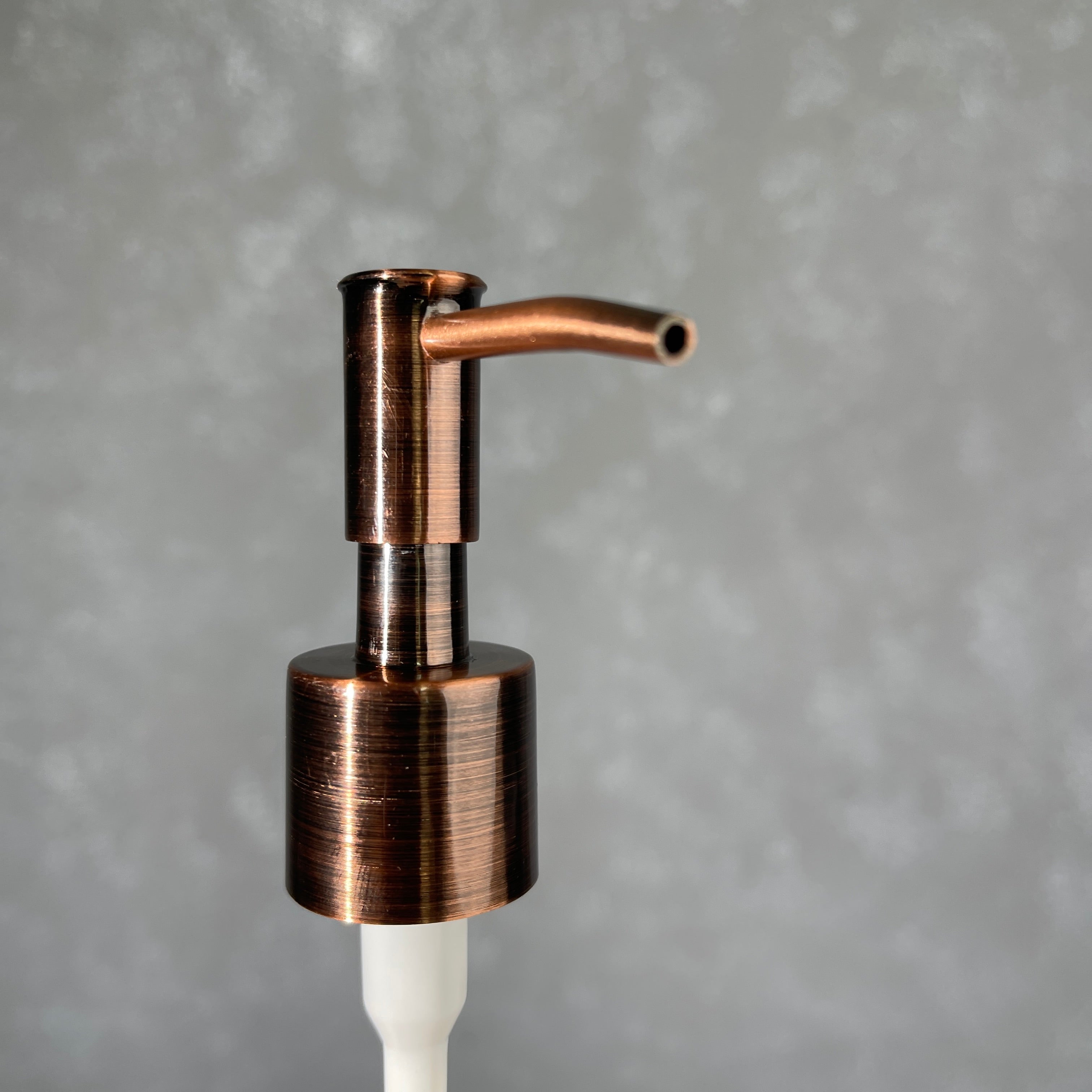 copper finish metal 24-410 size skinny head soap or lotion pump 1 cc size dispensing