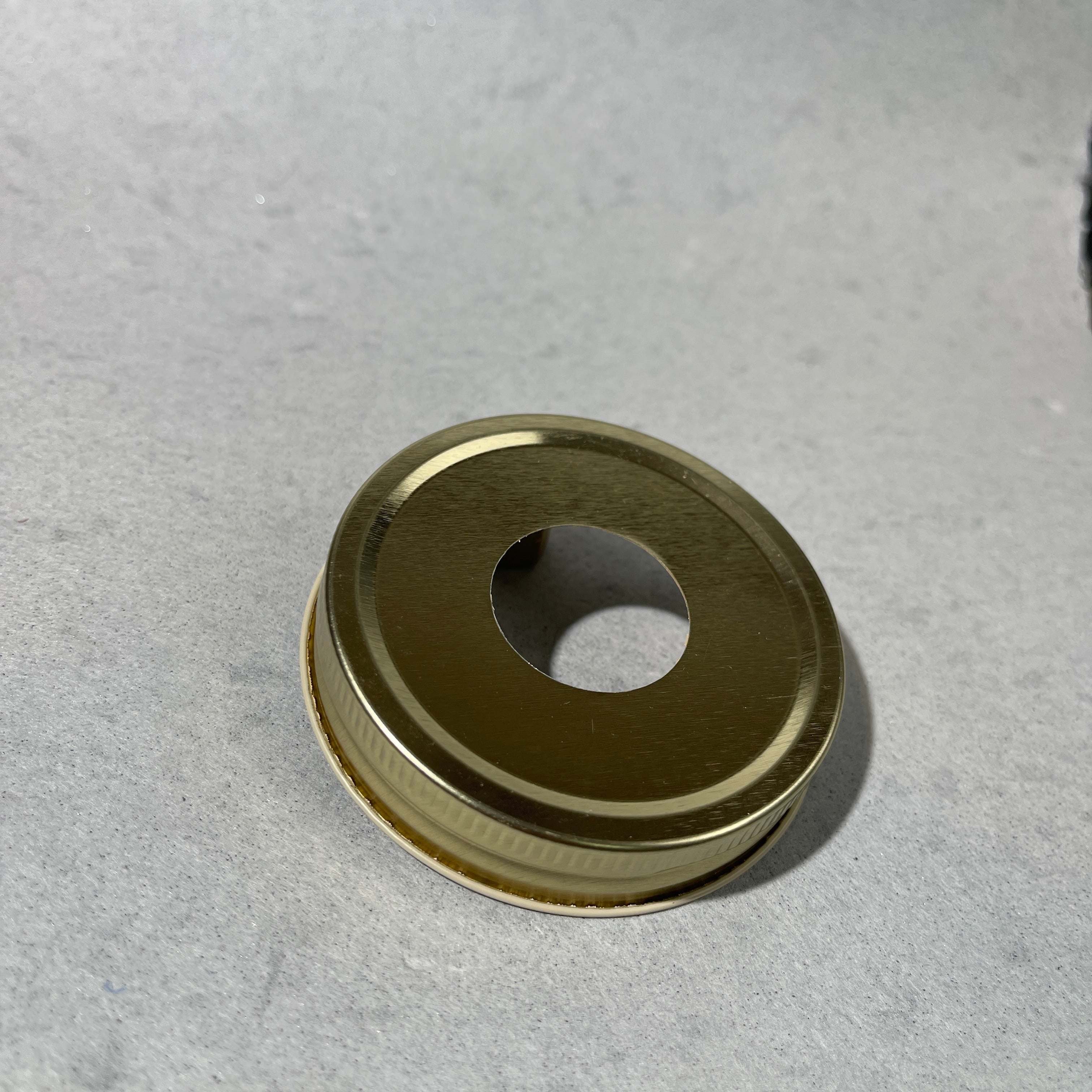 mason jar soap pump lid adapter brass gold regular mouth