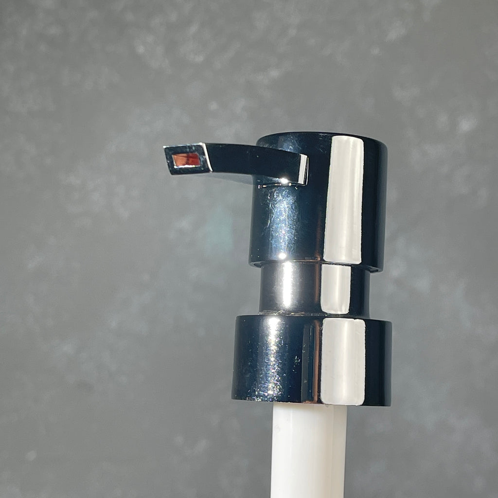 chrome heavy duty flathead soap pump top