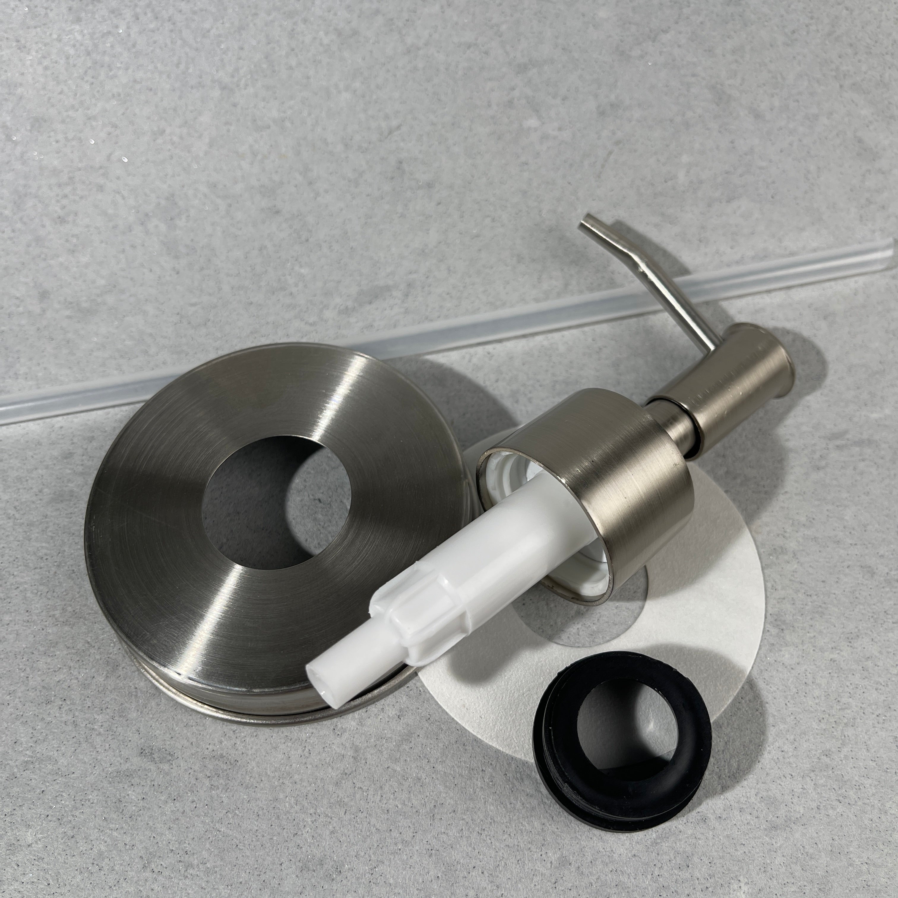  classic skinny head  stainless mason jar soap pump kit