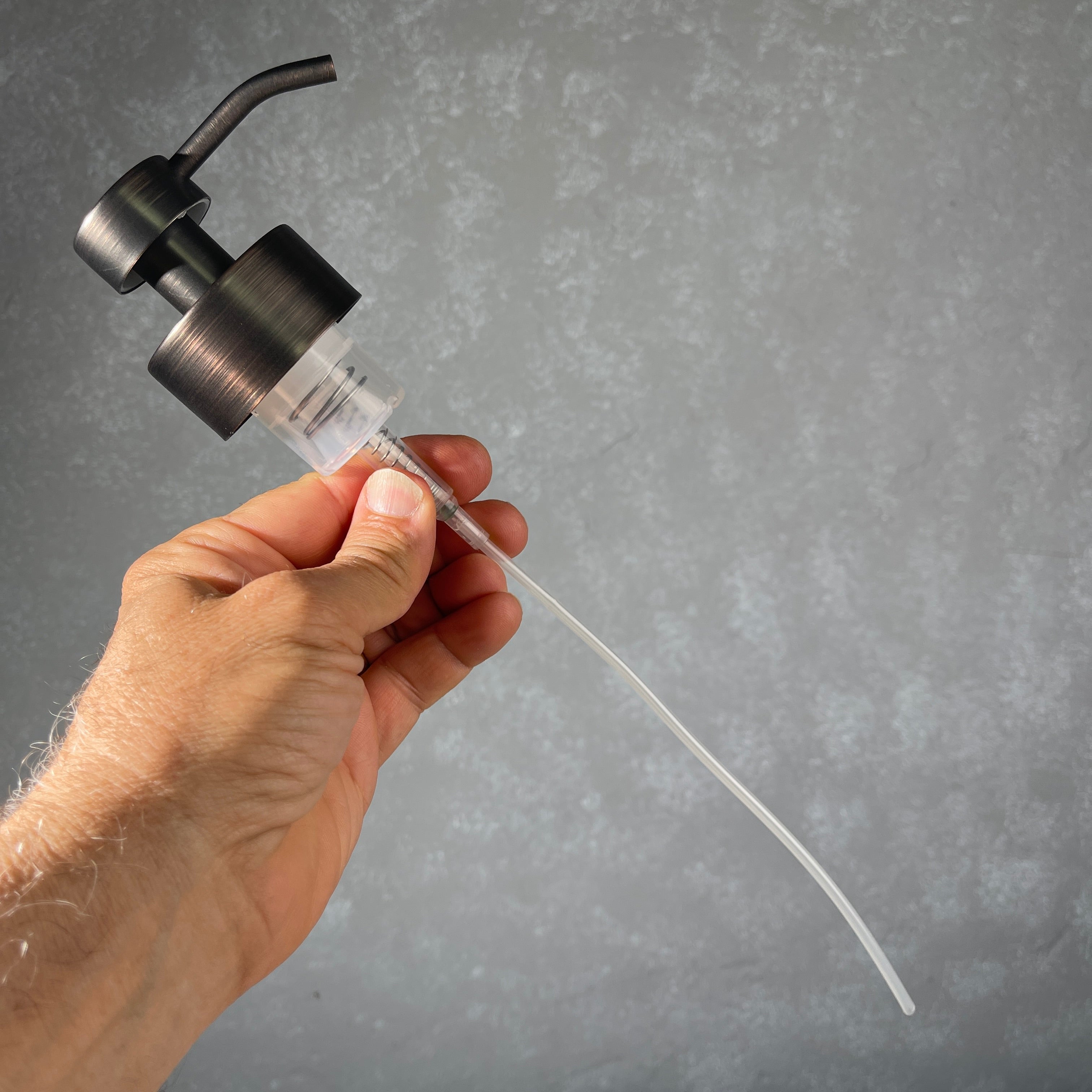 big bronze finish foaming soap dispenser