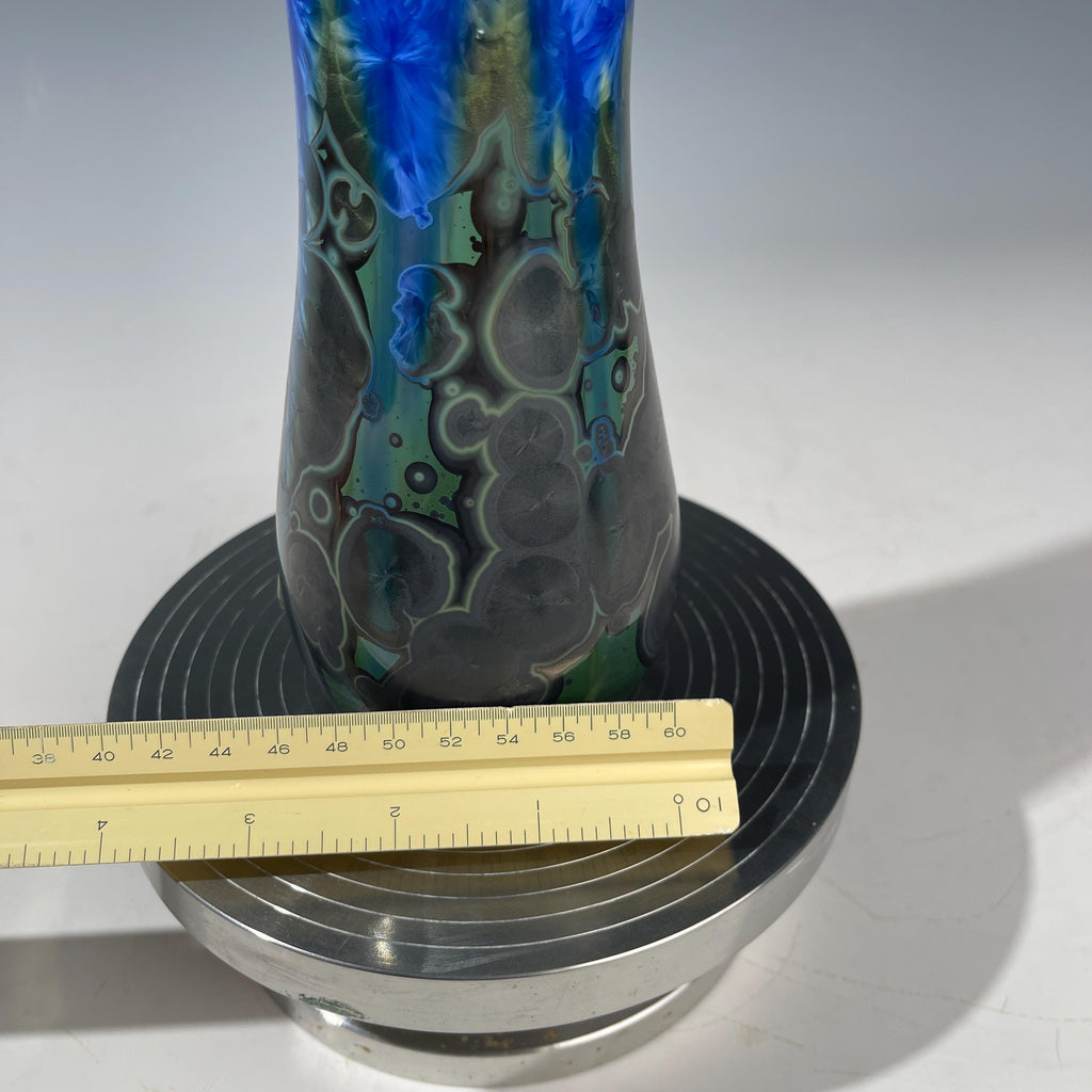 Soap Pump, Lotion and Hand  Dispenser Pump midnight emerald  jewel crystalline glazed
