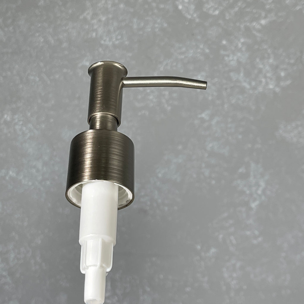 skinny head stainless metal soap pump top 24-410 size 2cc dispenser