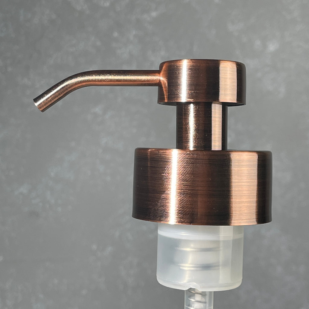  big foam soap pump copper plated