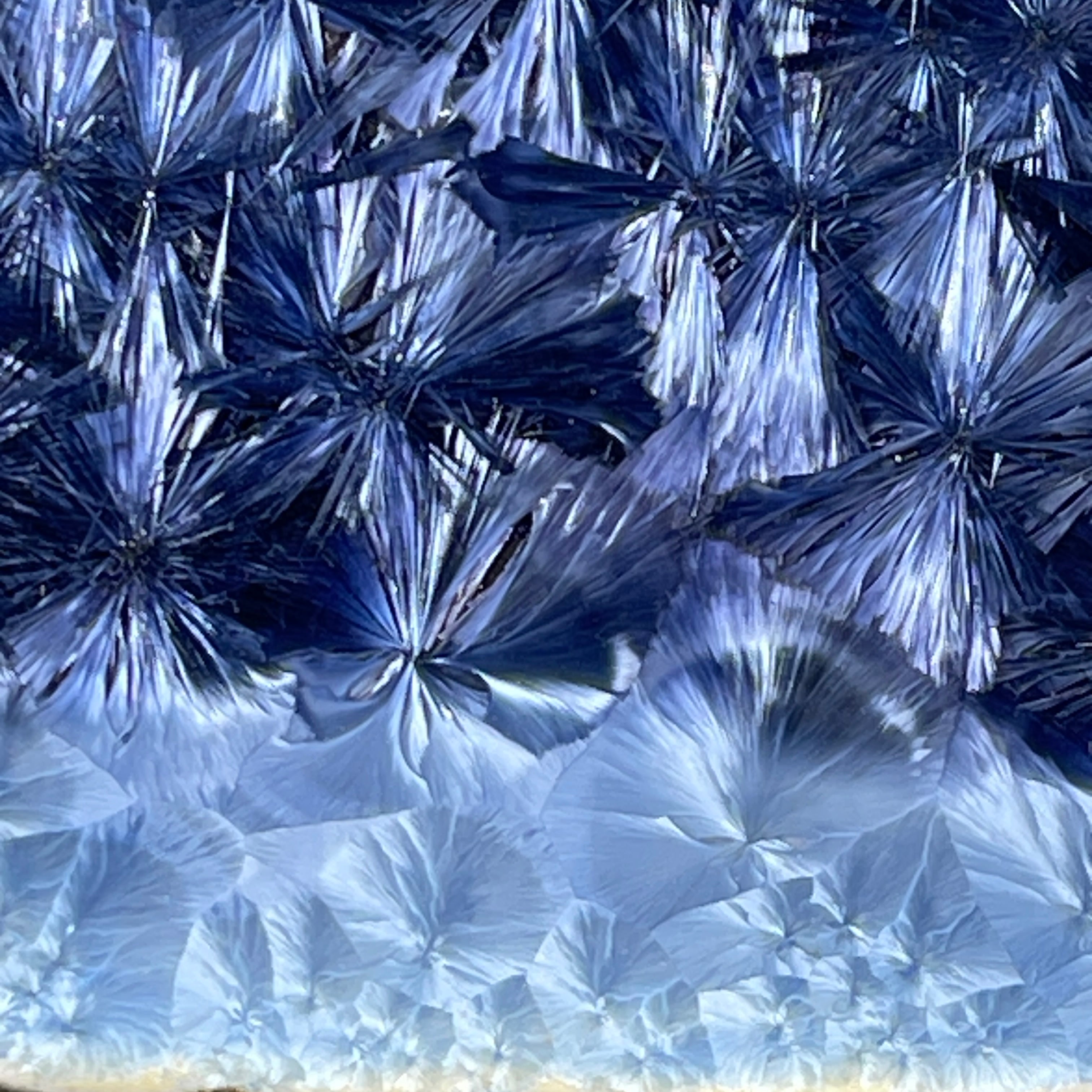 Purple macro-crystalline  rectangular tray by Hong Rubinstein