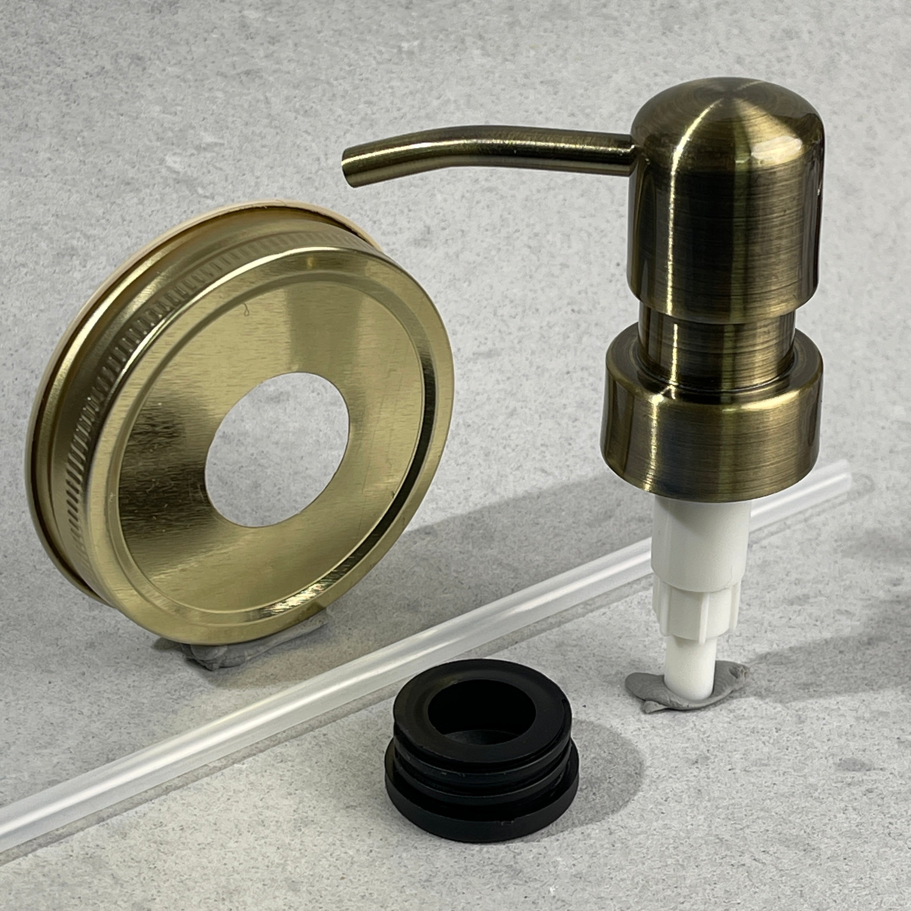 Brass Mason Jar Soap Pump Kit Brass Bird Head Pump