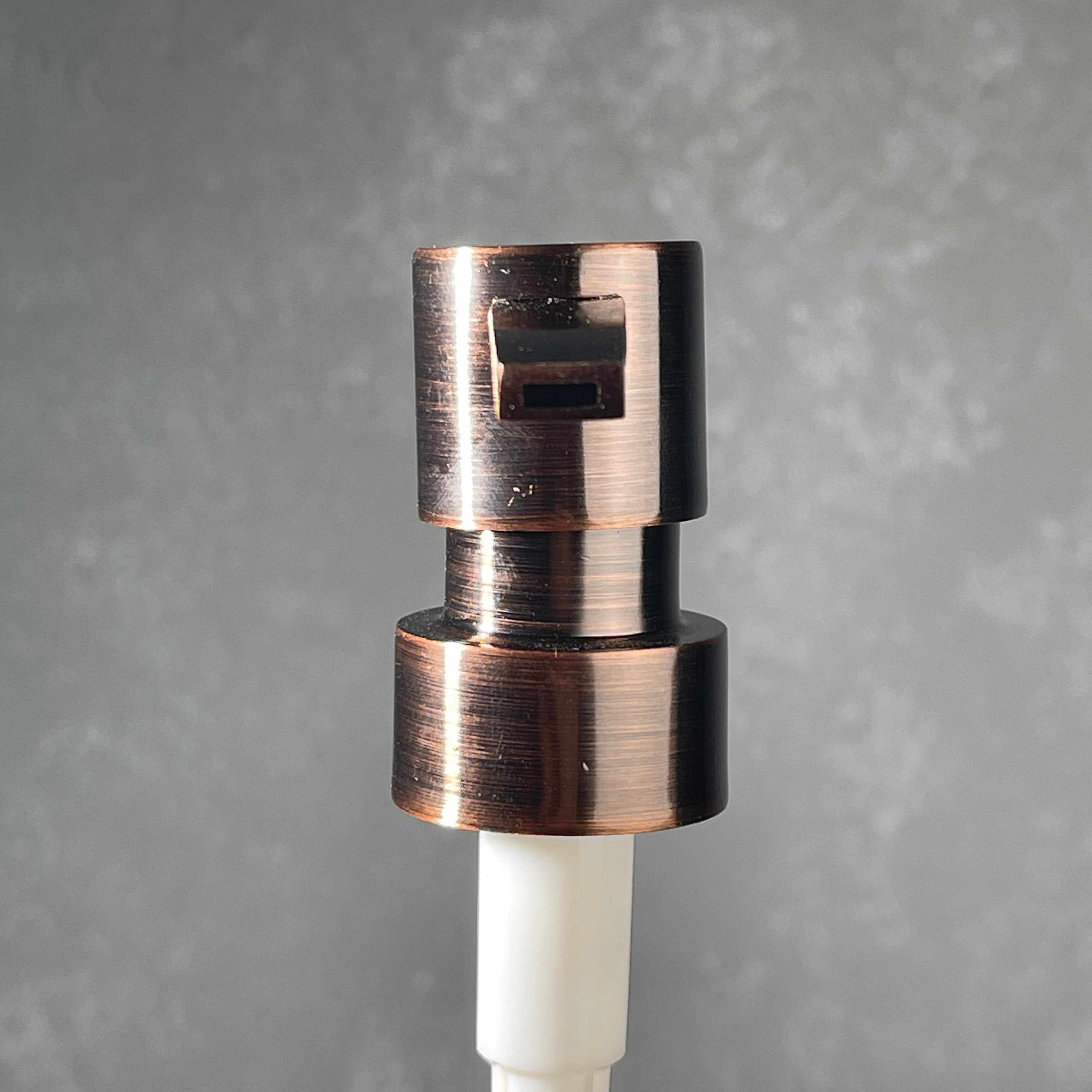 copper heavy duty flat head soap pump dispenser