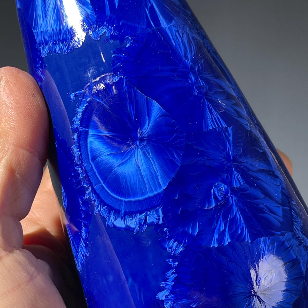 Soap Pump, Lotion and Hand Pump Midnight Cobalt crystalline glazed