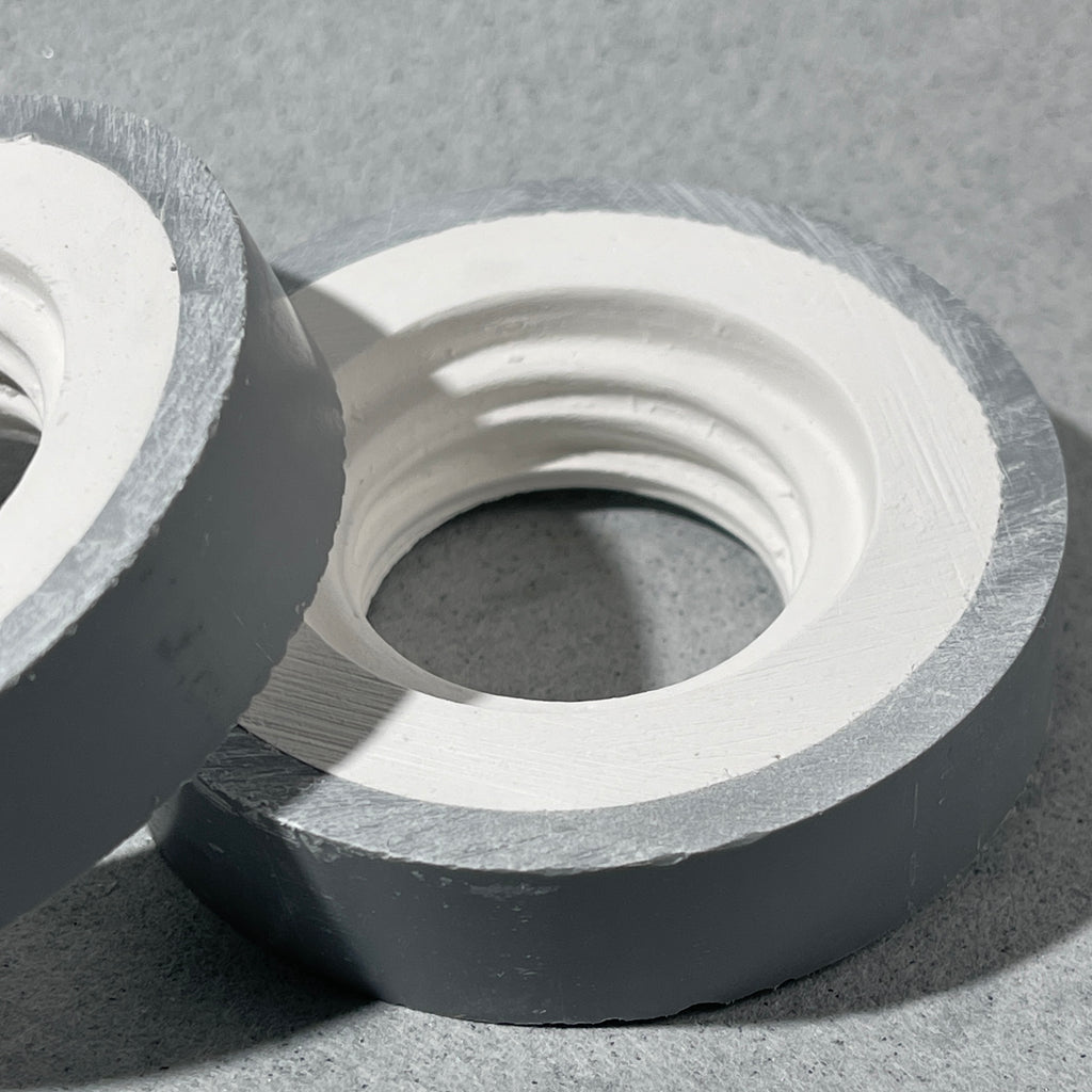 thread mold grey for making bottle threads in  lower shrinkage clay