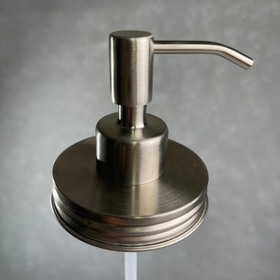 mason jar soap pump kit stainless steel slim and sleek stainless steel soap pump